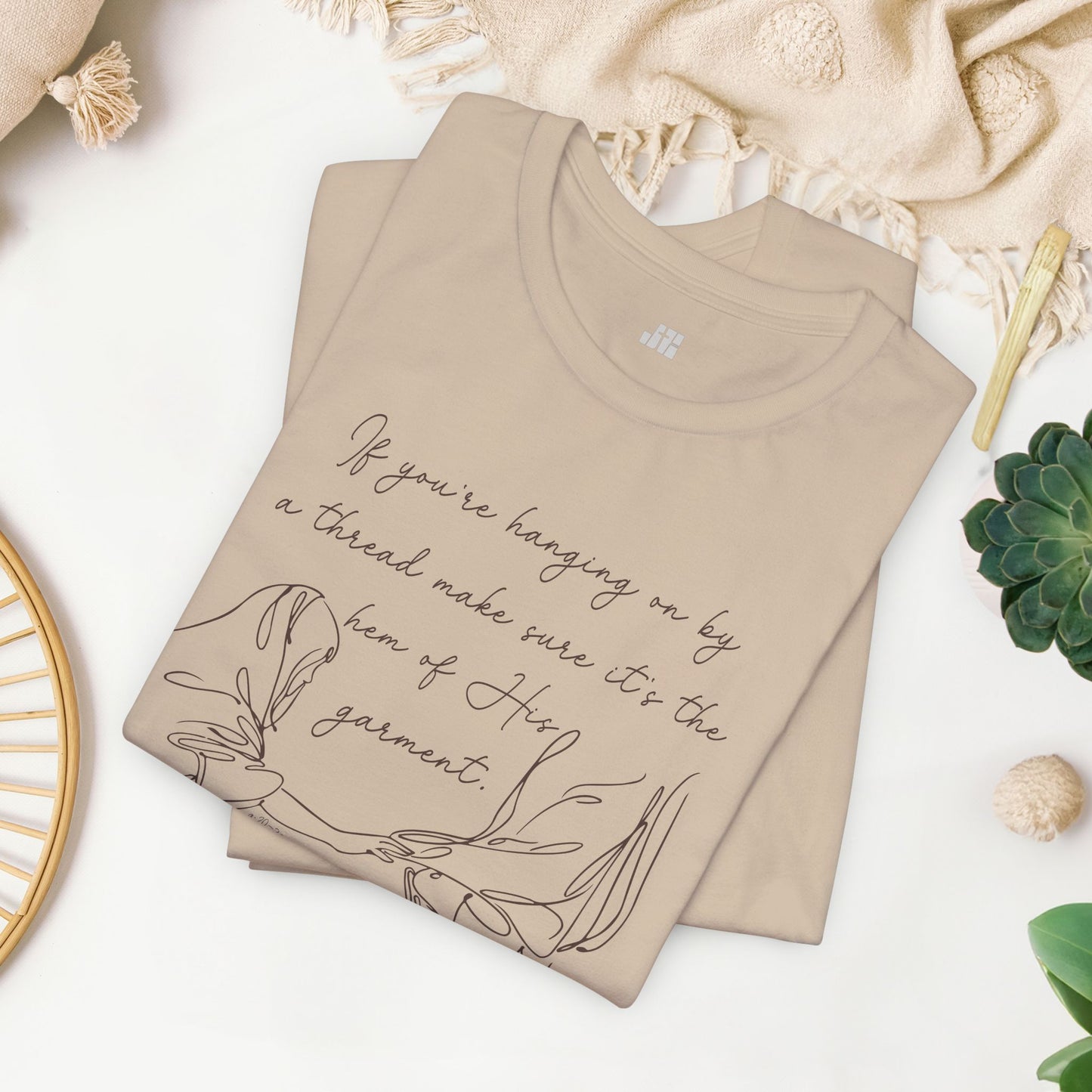 If You’re Hanging On By a Thread... Soft Cotton Tee