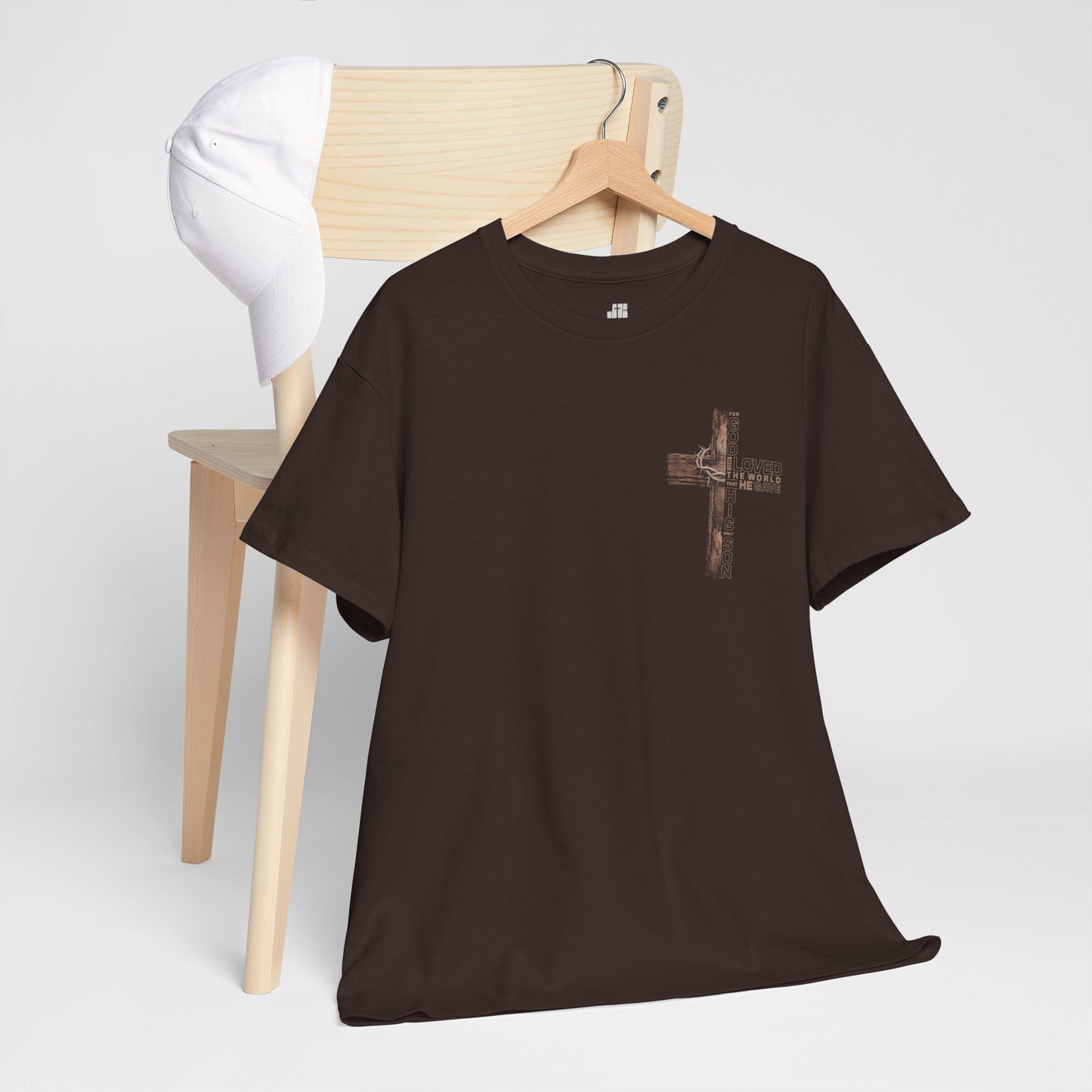 John 3:16 Heavy Cotton Tee