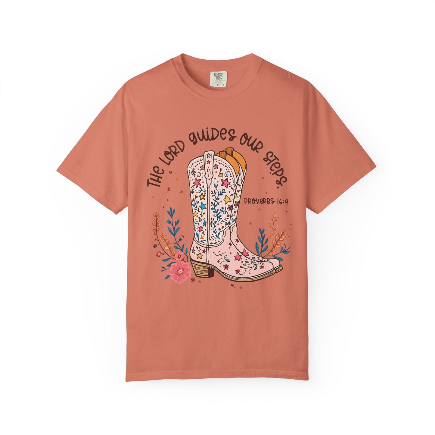 The Lord Guides Our Steps Comfort Colors Shirt