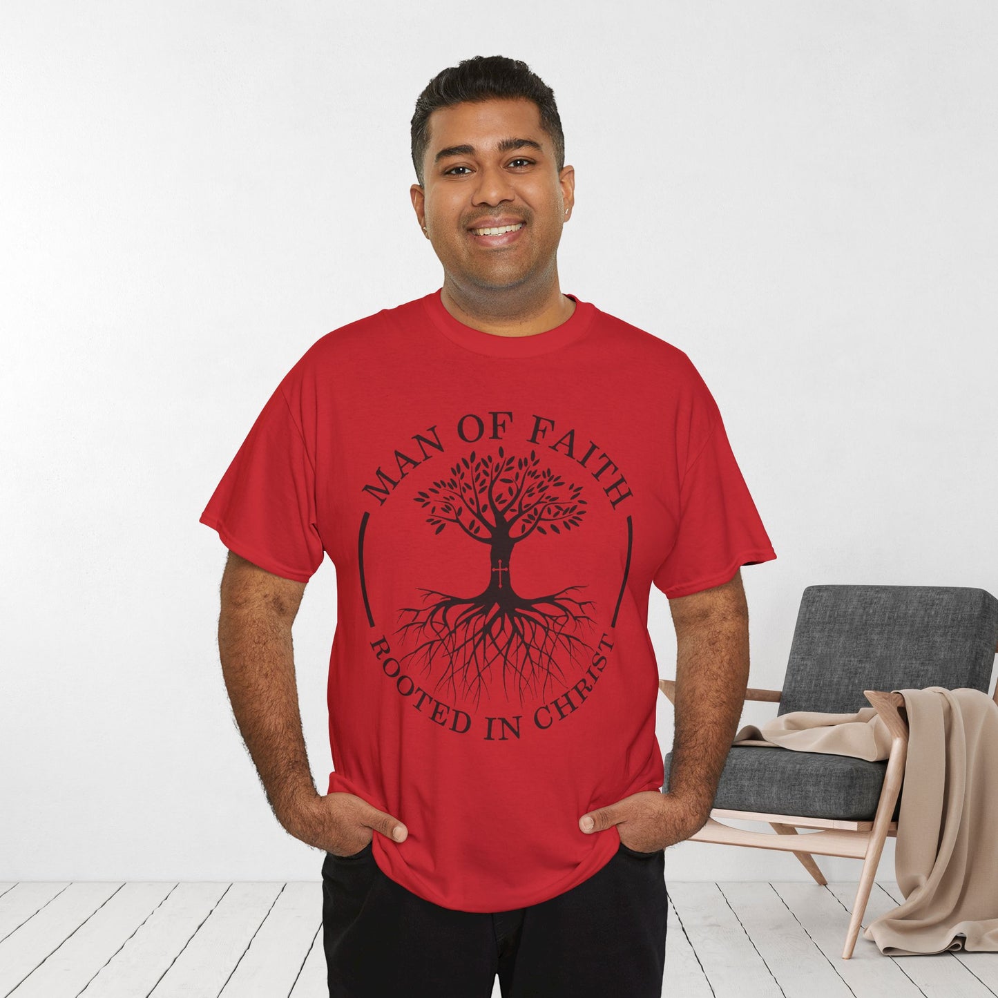 Man of Faith Heavy Cotton Tee