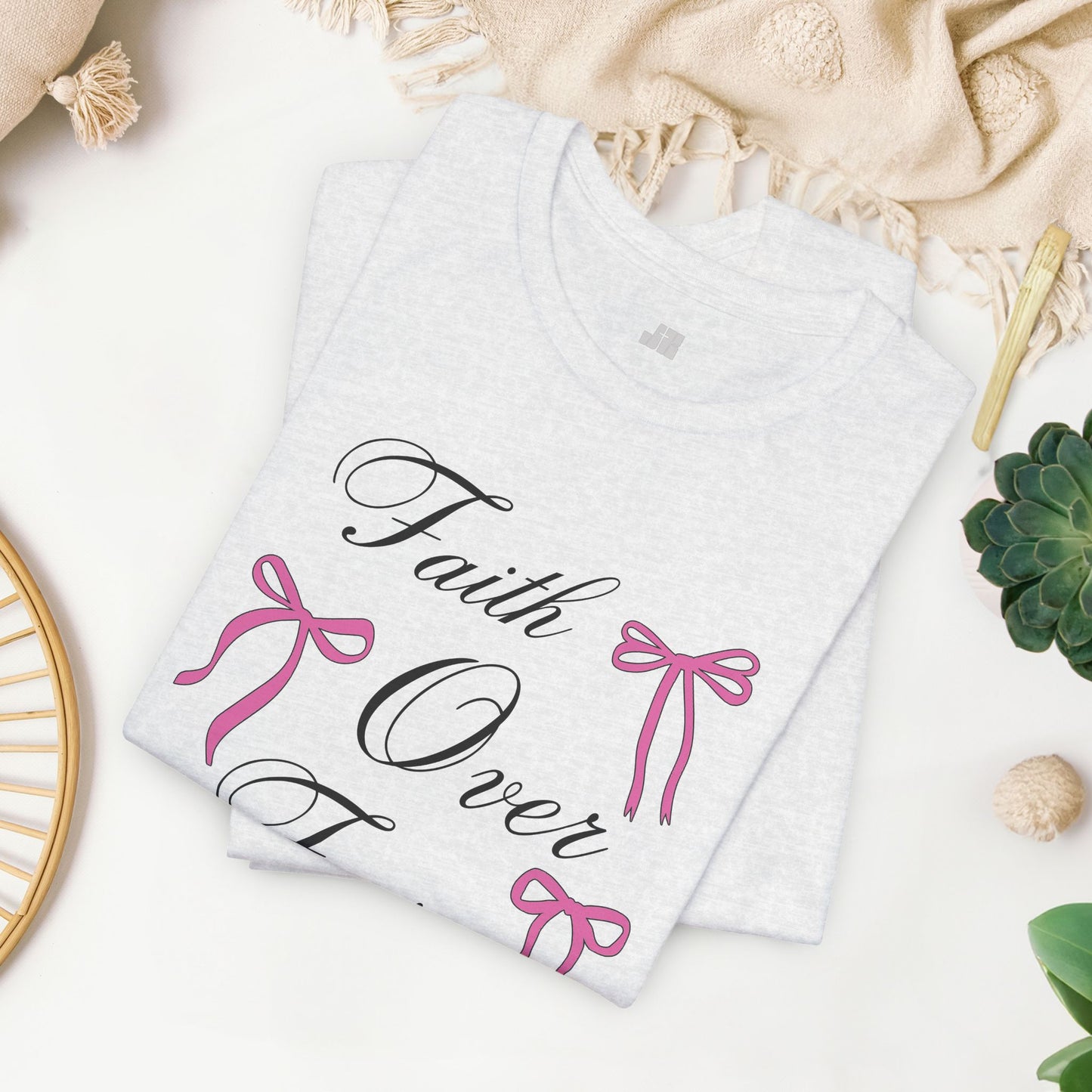 Faith Over Fear Soft Cotton Tee