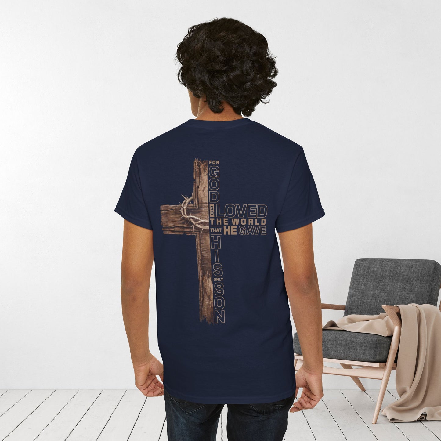 John 3:16 Heavy Cotton Tee