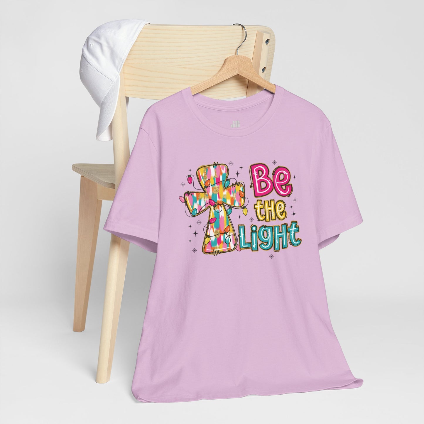 Be The Light Soft Cotton Tee - Christian Christmas Shirt
