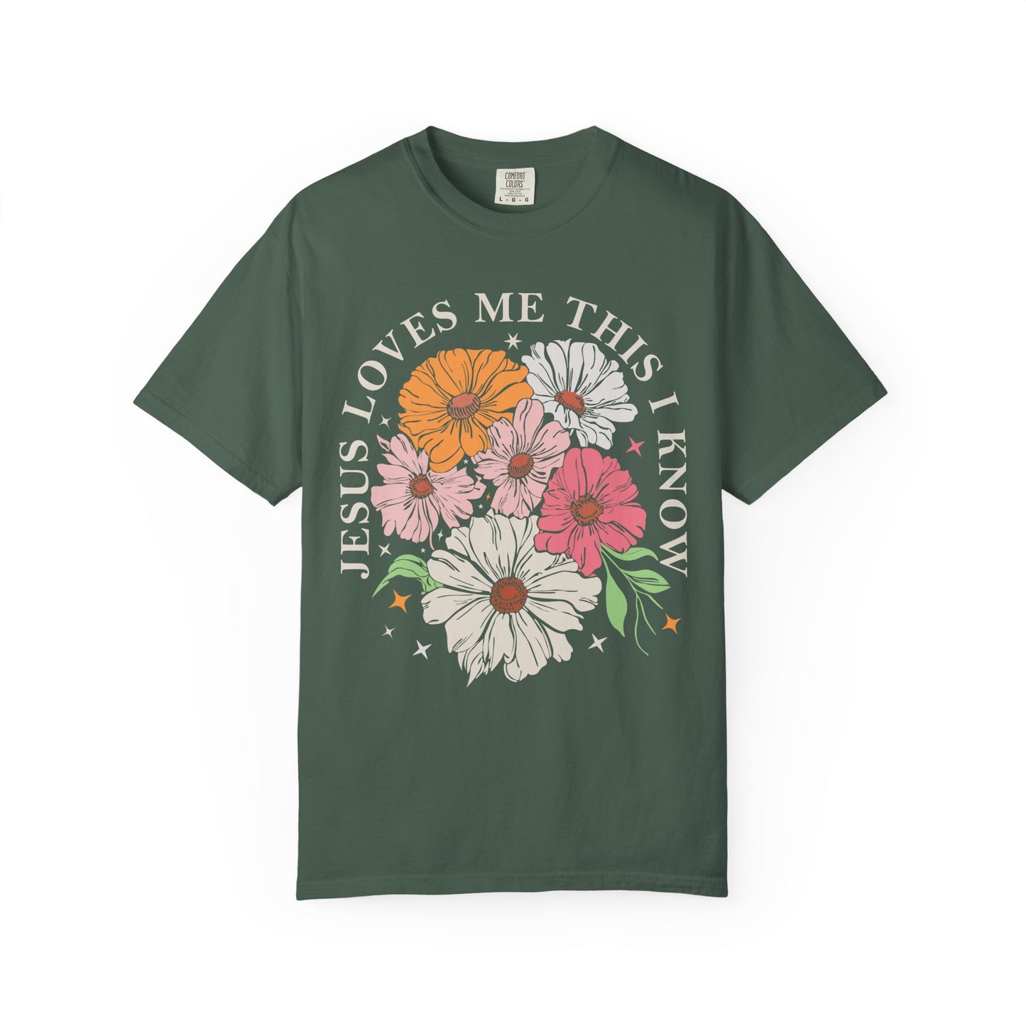 Jesus Loves Me This I Know Comfort Colors Shirt