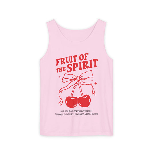 Fruit of The Spirit Comfort Colors Garment-Dyed Tank Top