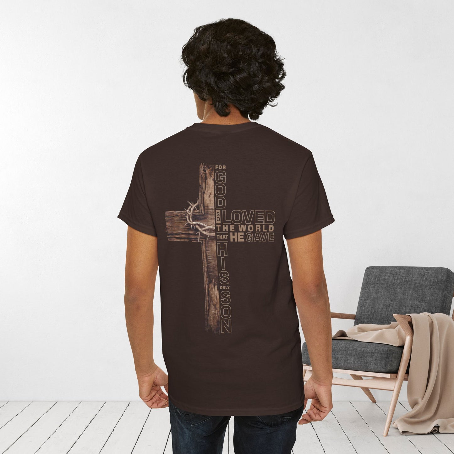 John 3:16 Heavy Cotton Tee