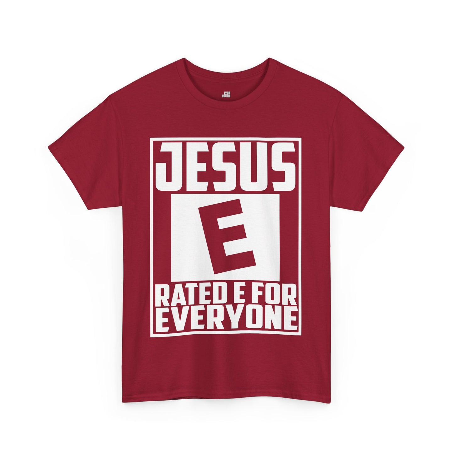 Jesus Rated E for Everyone Heavy Cotton Tee