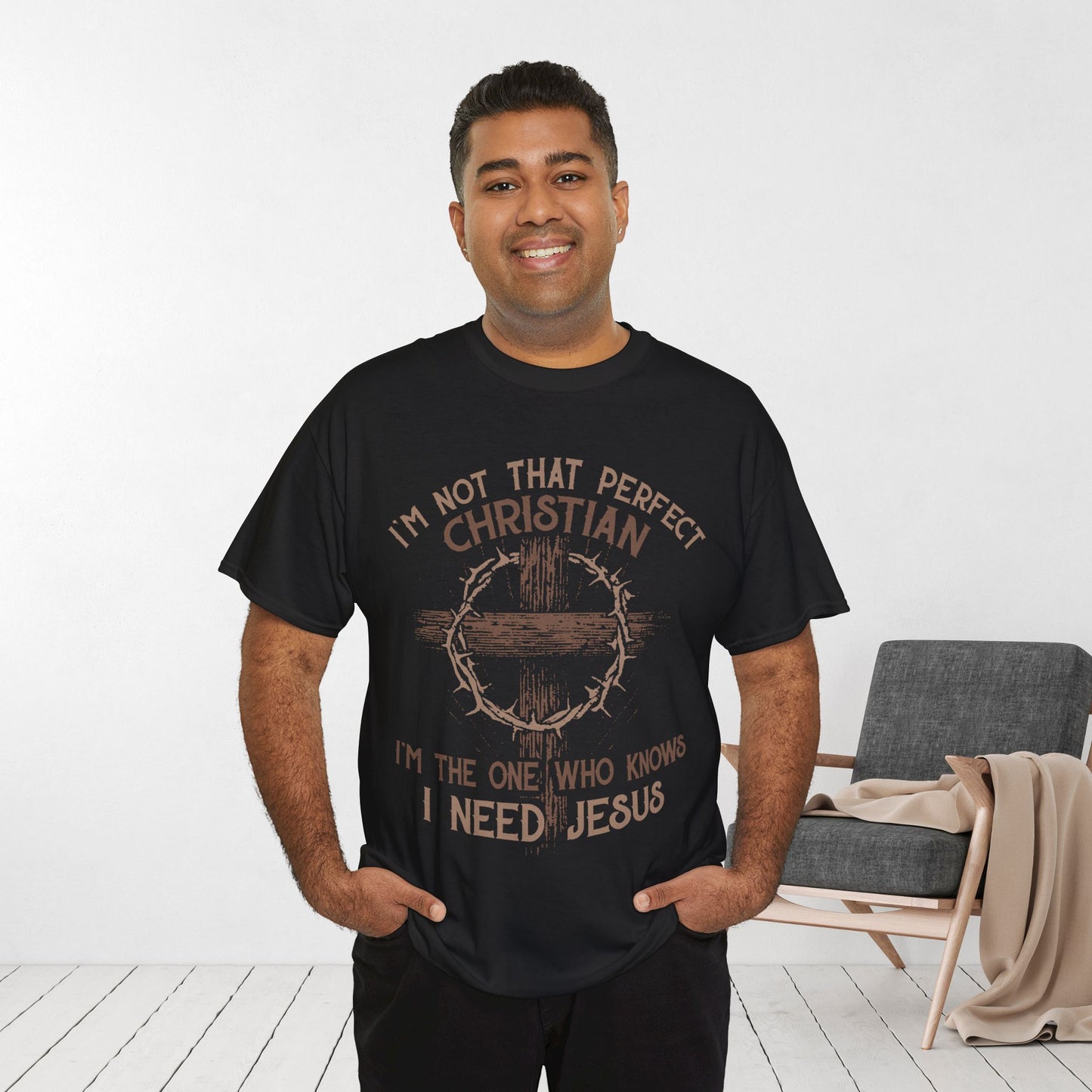 I'm Not The Perfect Christian Heavy Cotton Tee
