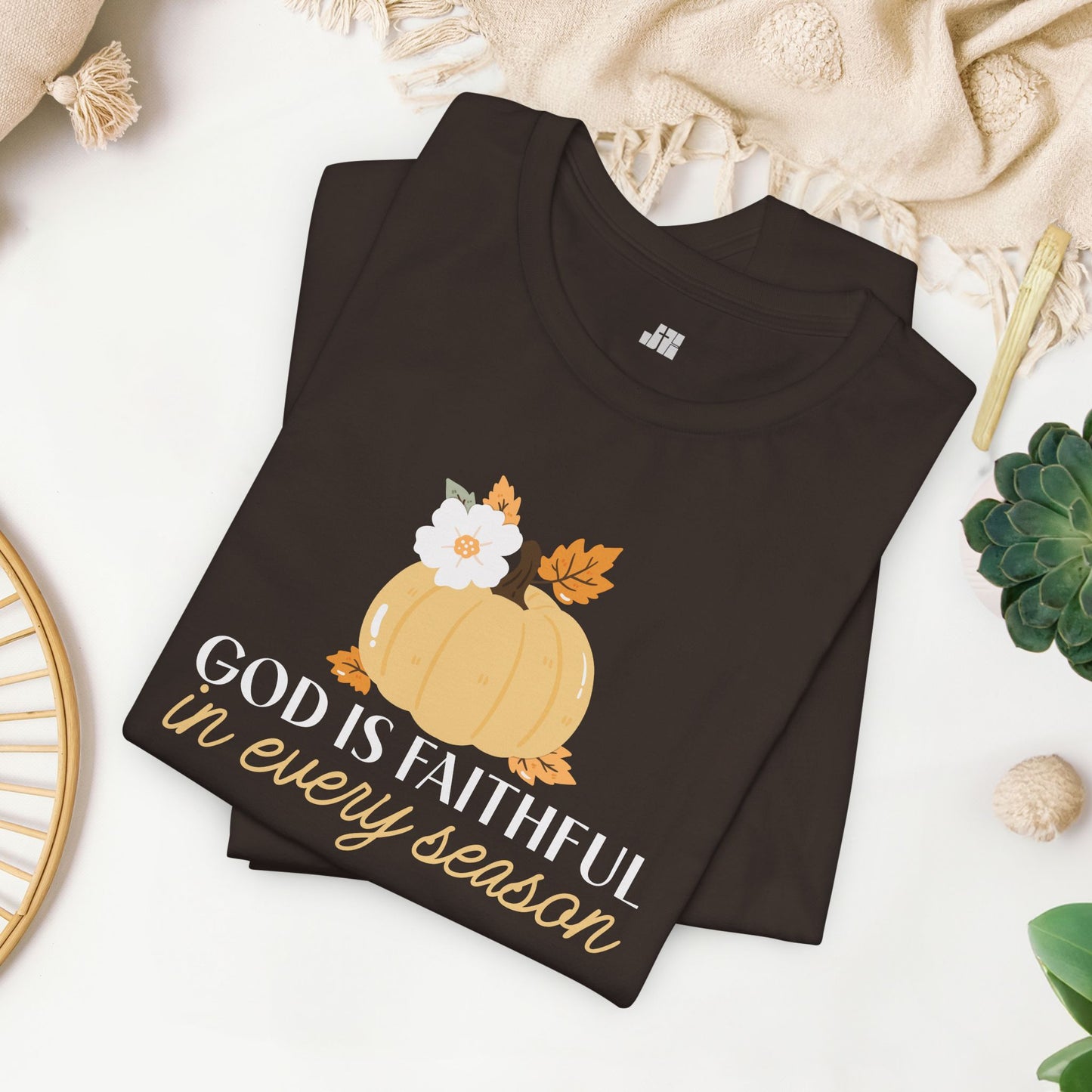 God is Faithful in Every Season Soft Cotton Tee