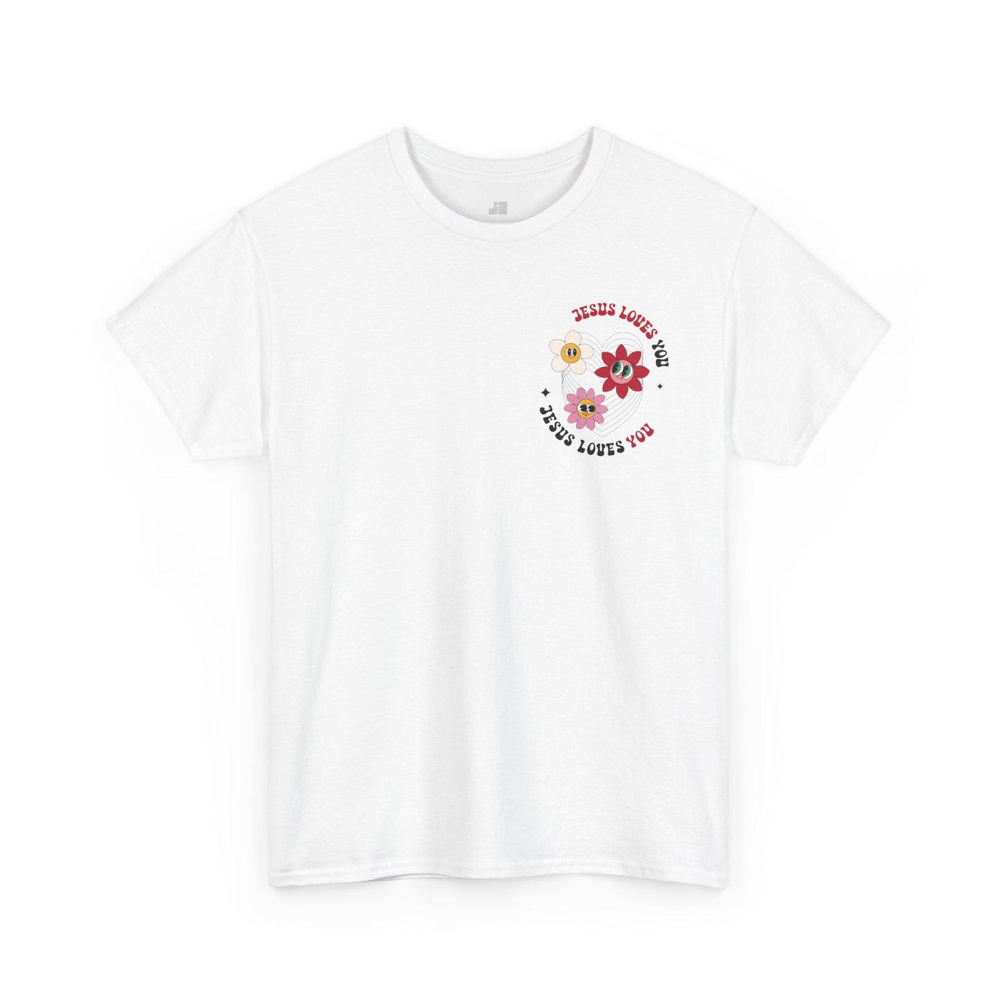 Jesus Loves You Heavy Cotton Tee