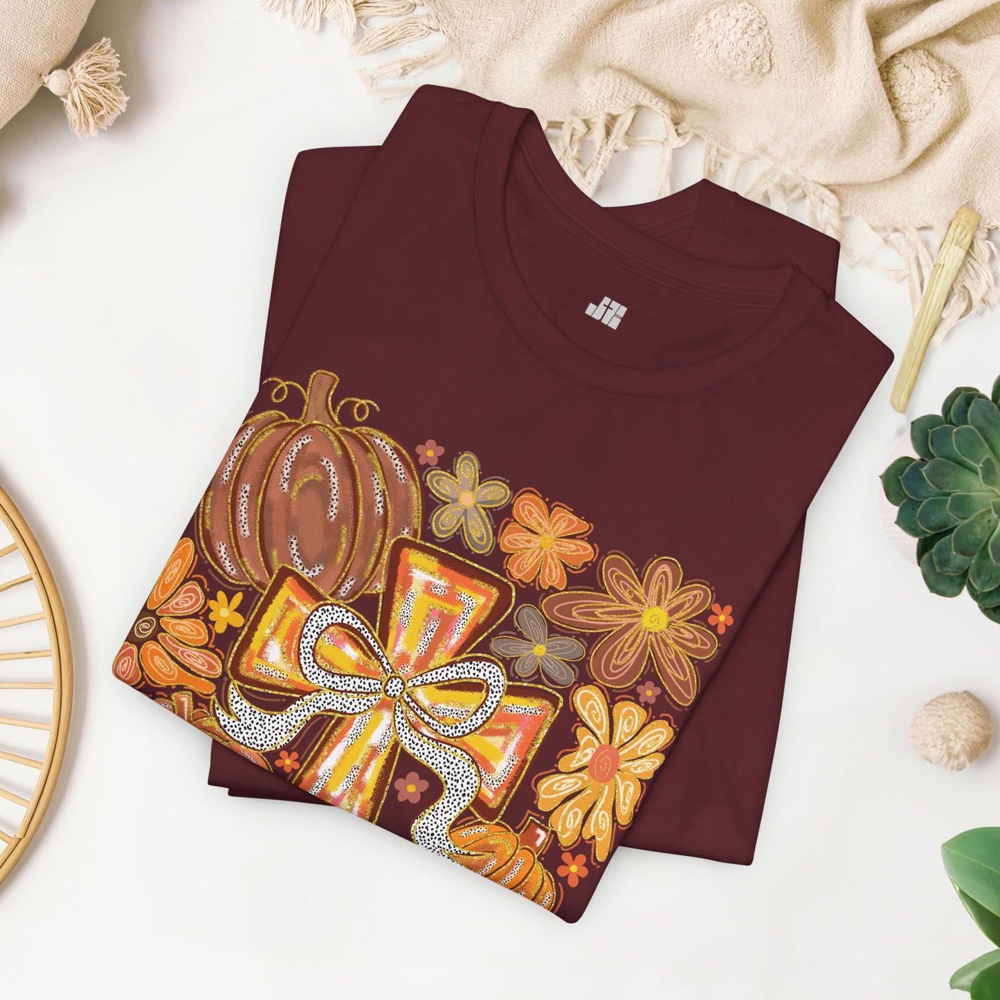 Trendy Fall Christian Soft Cotton Tee