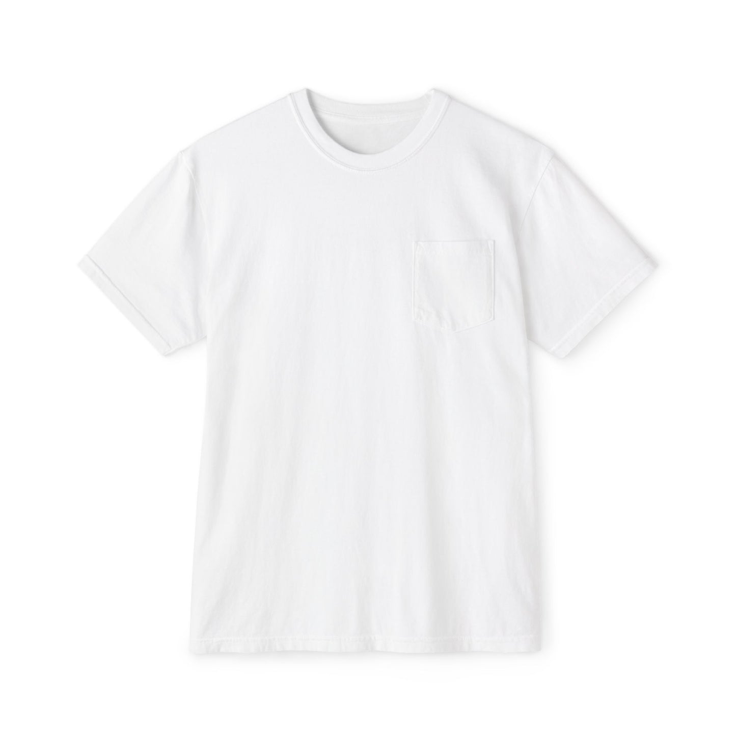Cast Your Cares on The Lord Comfort Colors Pocket T-Shirt