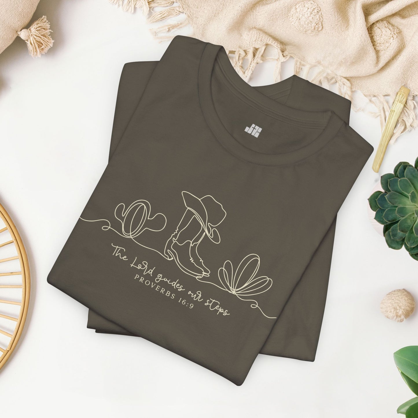 The Lord Guides Our Steps Soft Cotton Tee