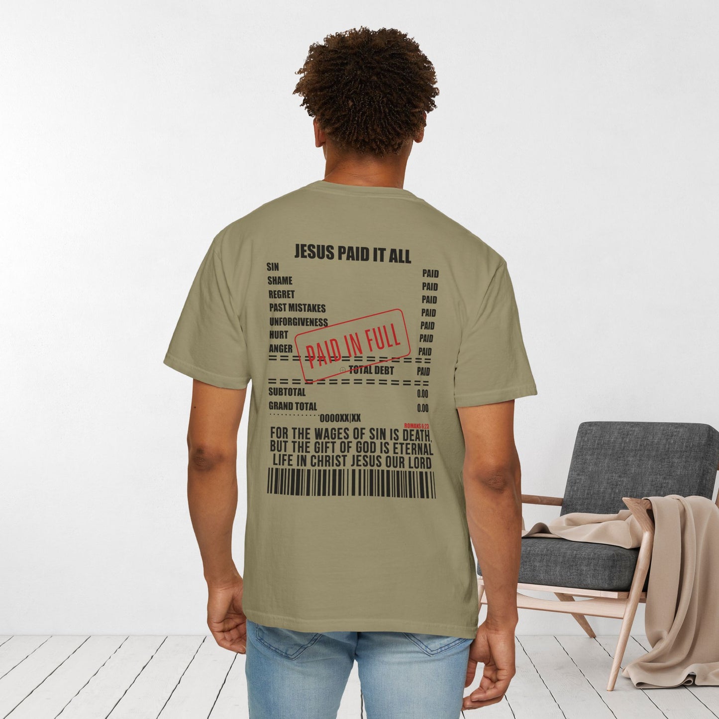Jesus Paid the Price Comfort Colors Shirt