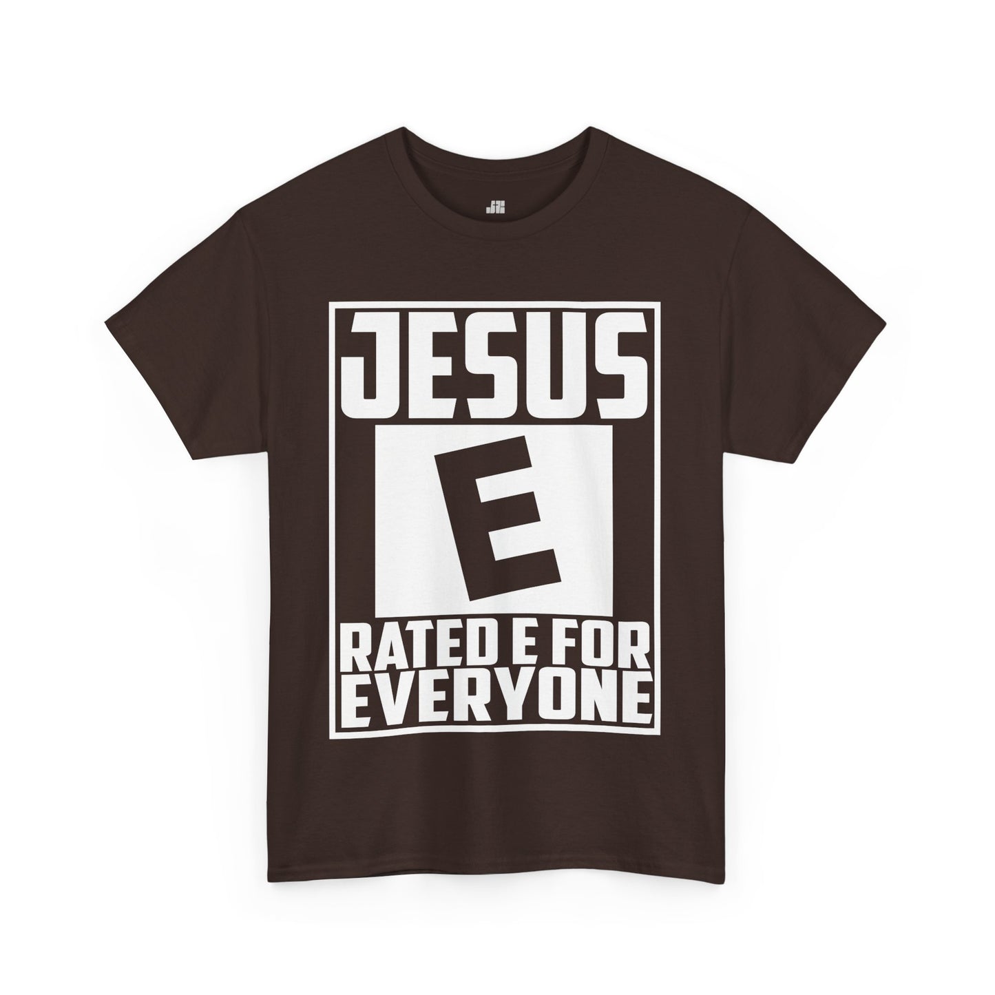 Jesus Rated E for Everyone Heavy Cotton Tee