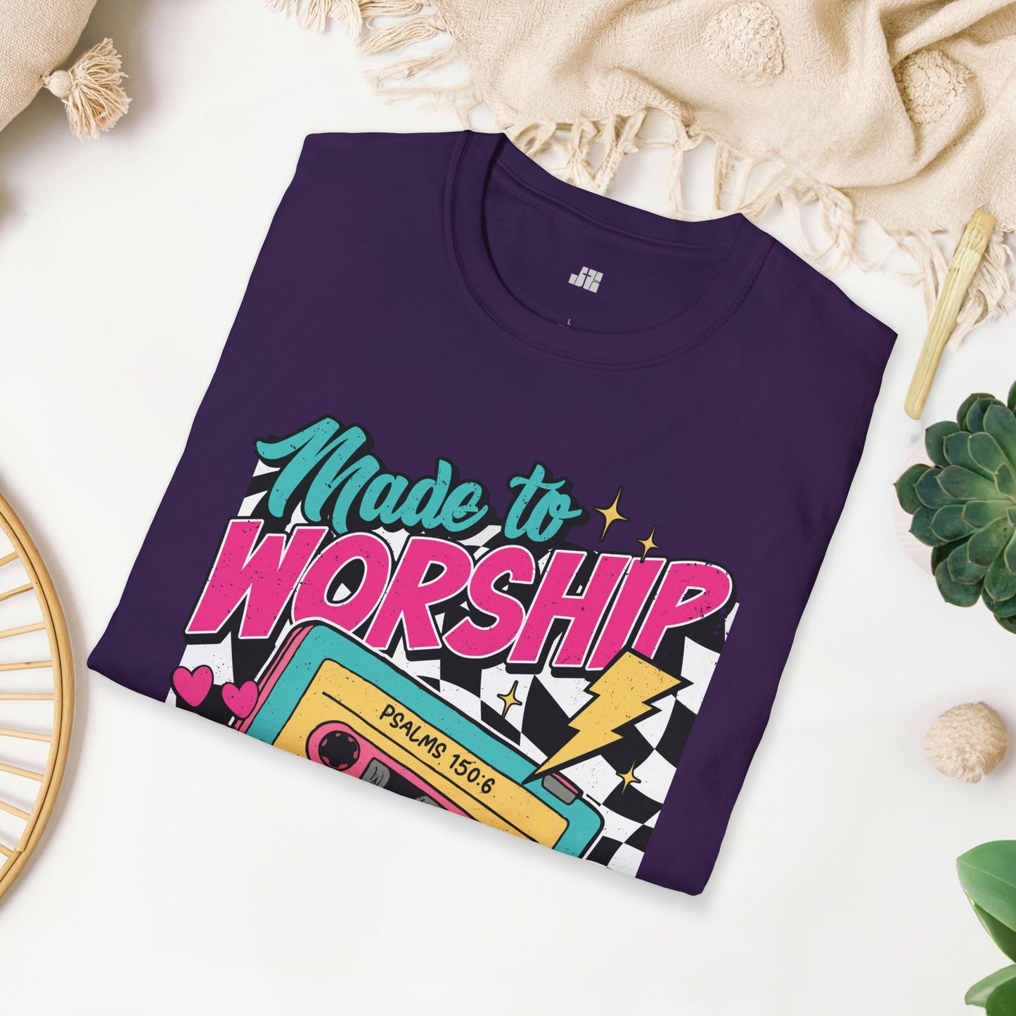 Retro Made to Worship Softstyle T-shirt
