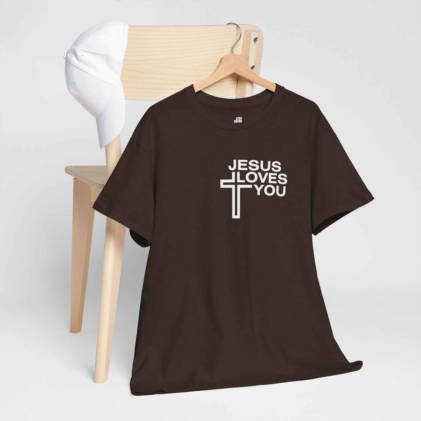 Jesus Loves You Heavy Cotton Tee