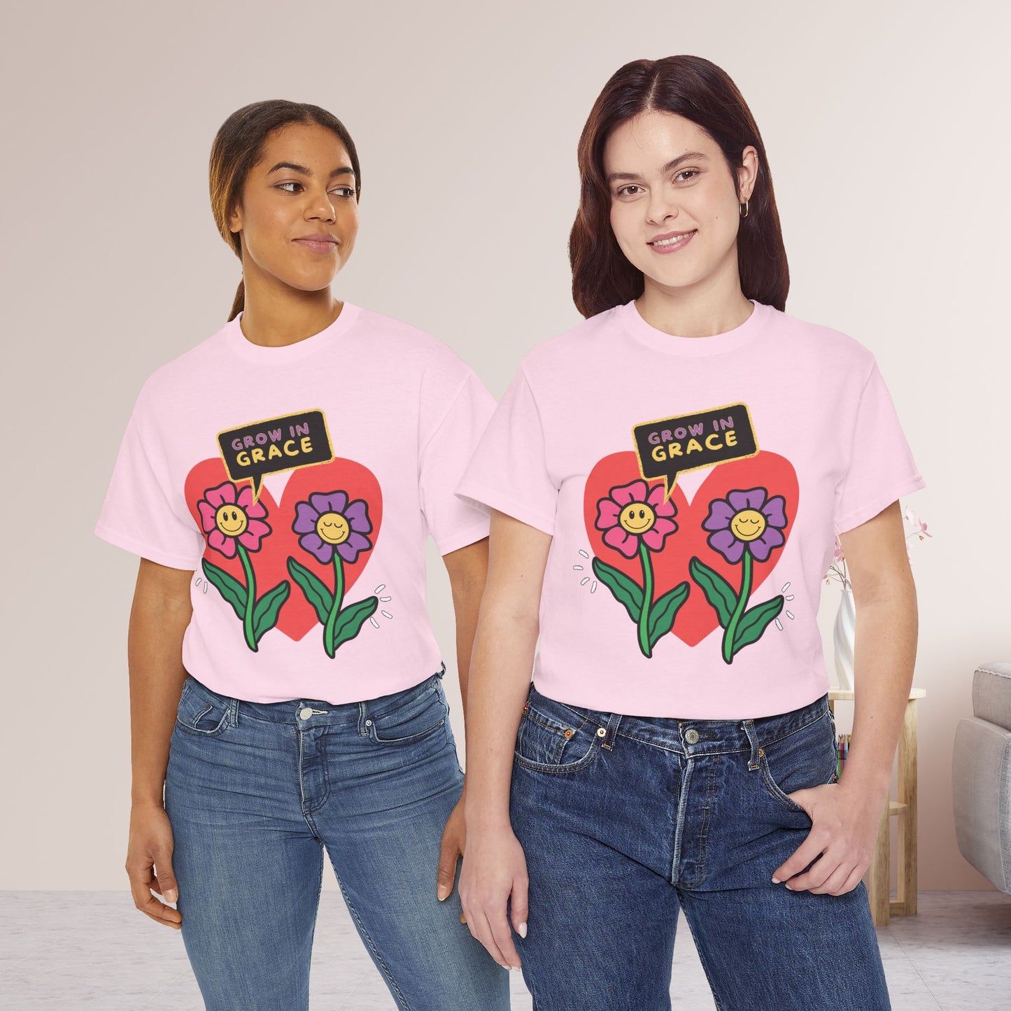 Grow In Grace Heavy Cotton Tee