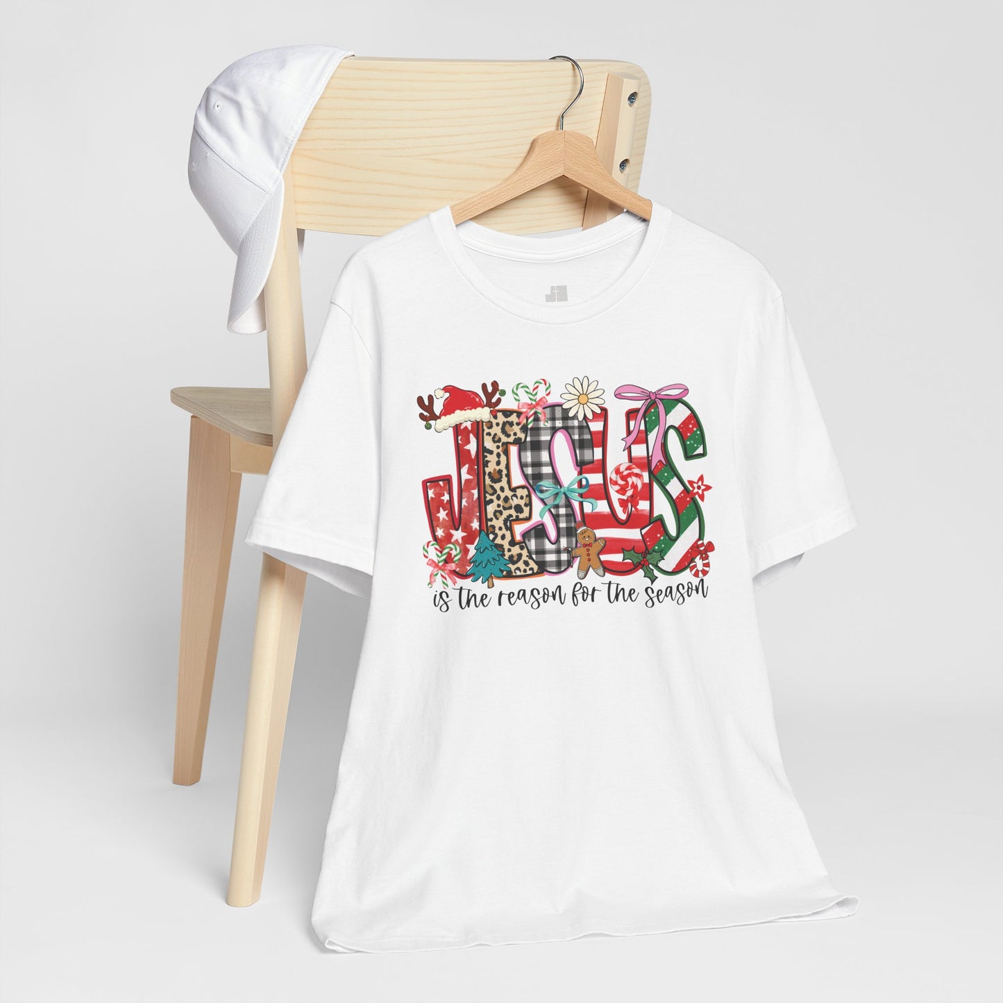 Jesus Is The Reason For The Season Soft Cotton Tee - Christian Christmas Shirt