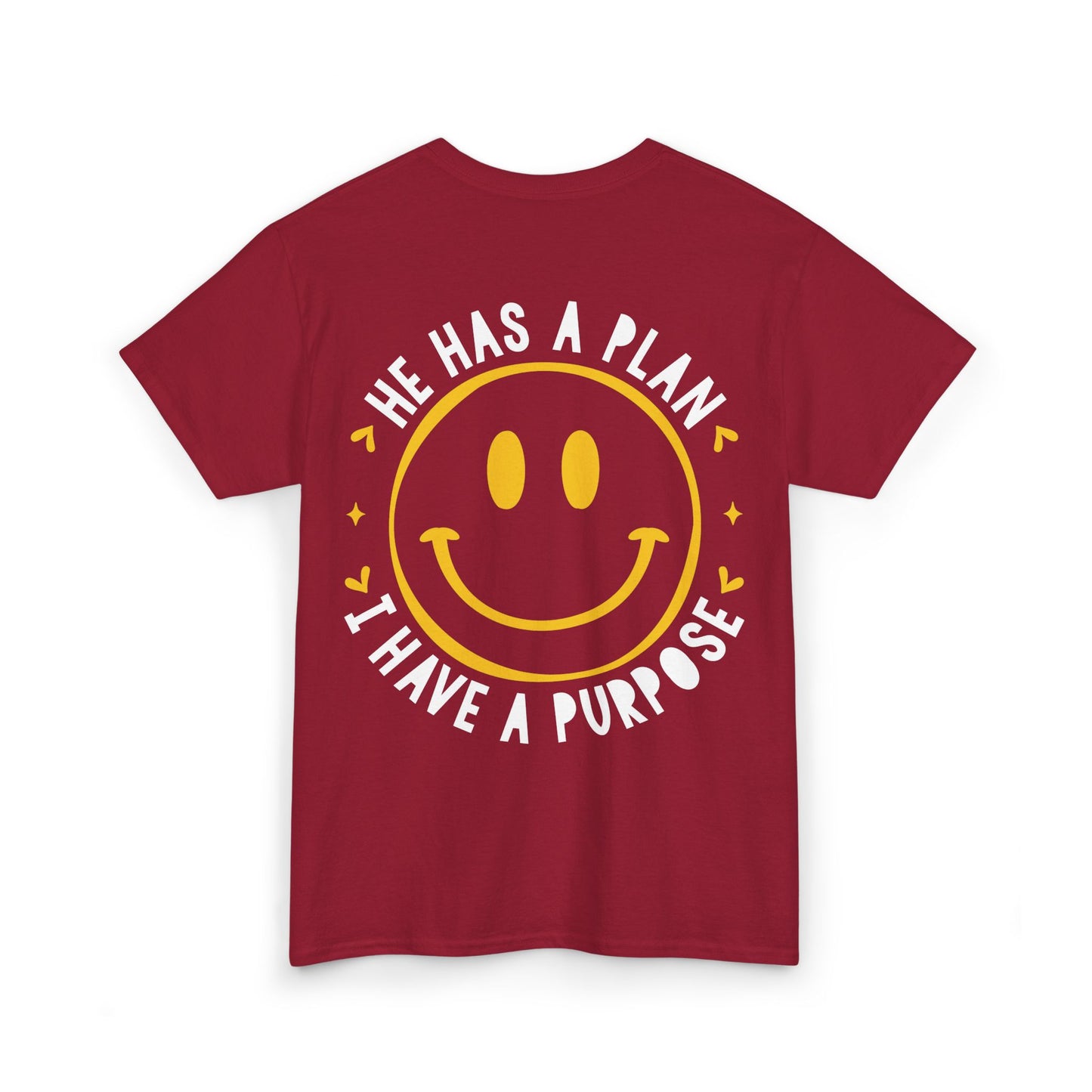 He Has a Plan, I Have a Purpose Heavy Cotton Tee