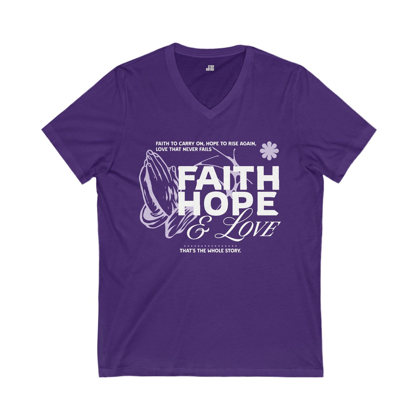 Faith Hope Love V-Neck Tee