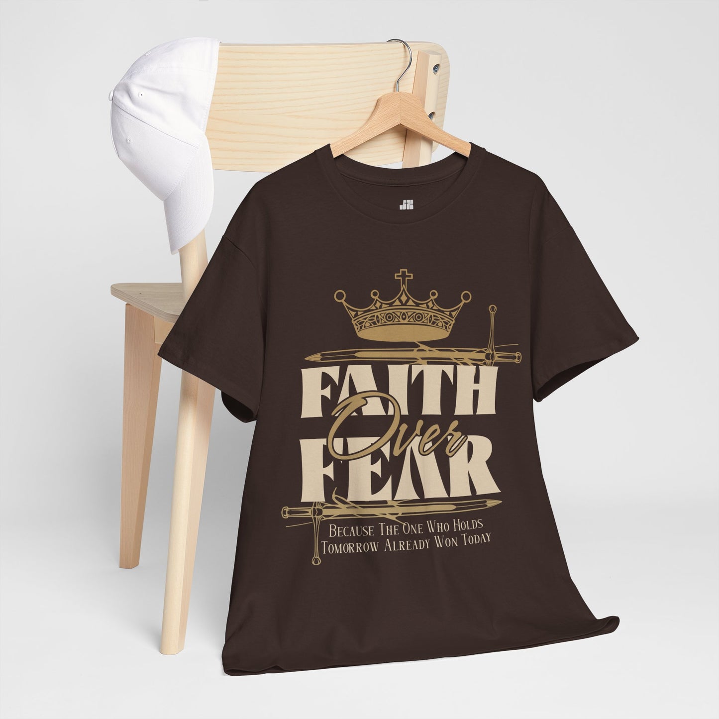 Faith Over Fear Heavy Cotton Tee