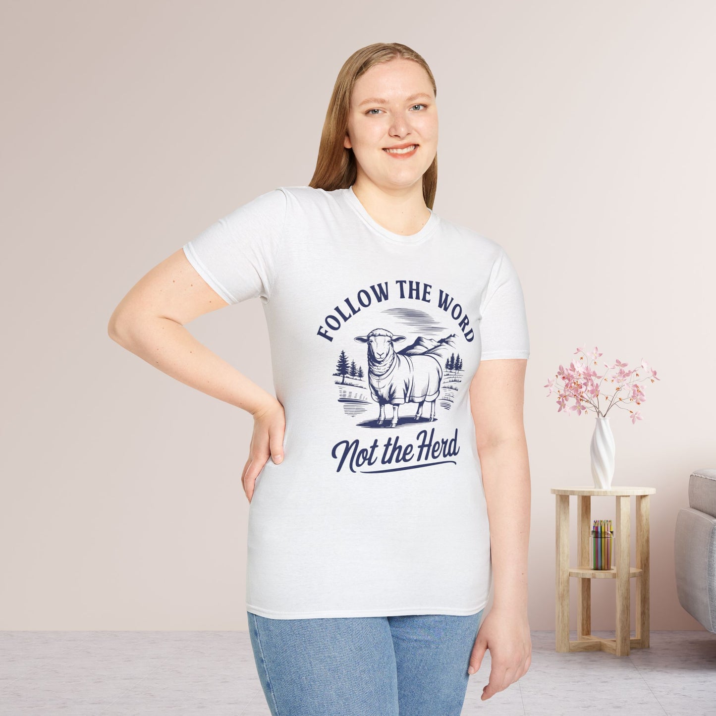 Follow the Word Not The Herd Softstyle T-shirt