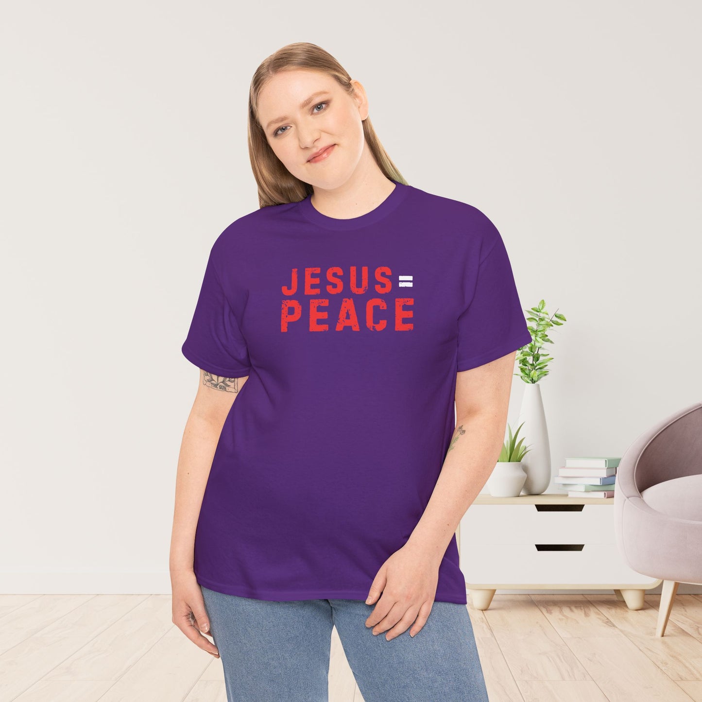 Jesus is Peace Heavy Cotton Tee