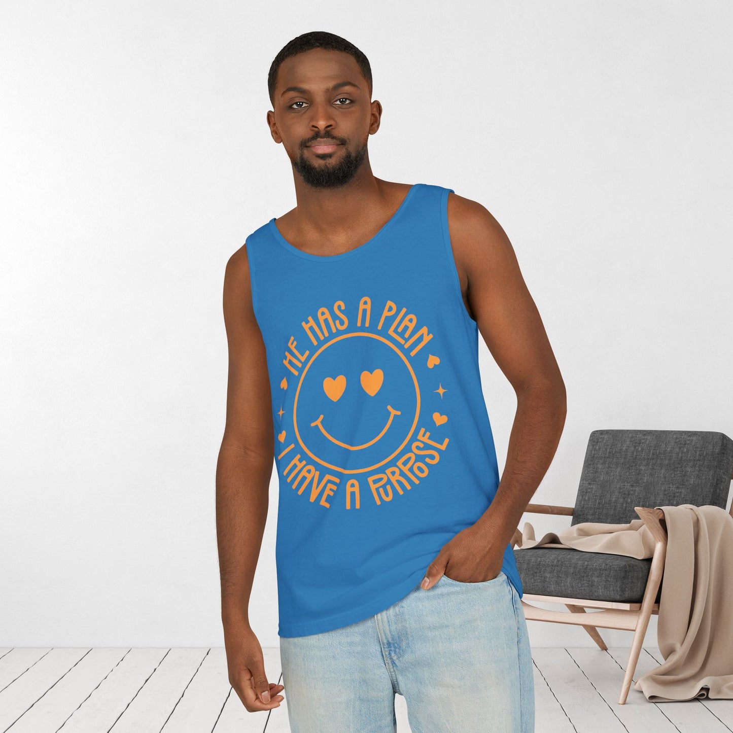 He Has a Plan I Have a Purpose Comfort Colors Garment-Dyed Tank Top