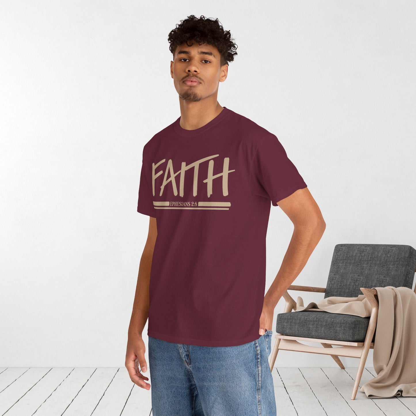 Faith Heavy Cotton Tee