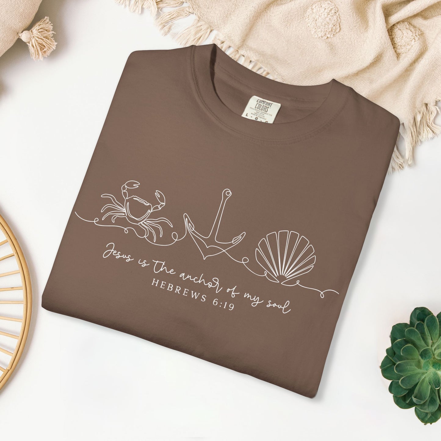 Jesus is The Anchor of My Soul Comfort Colors Shirt