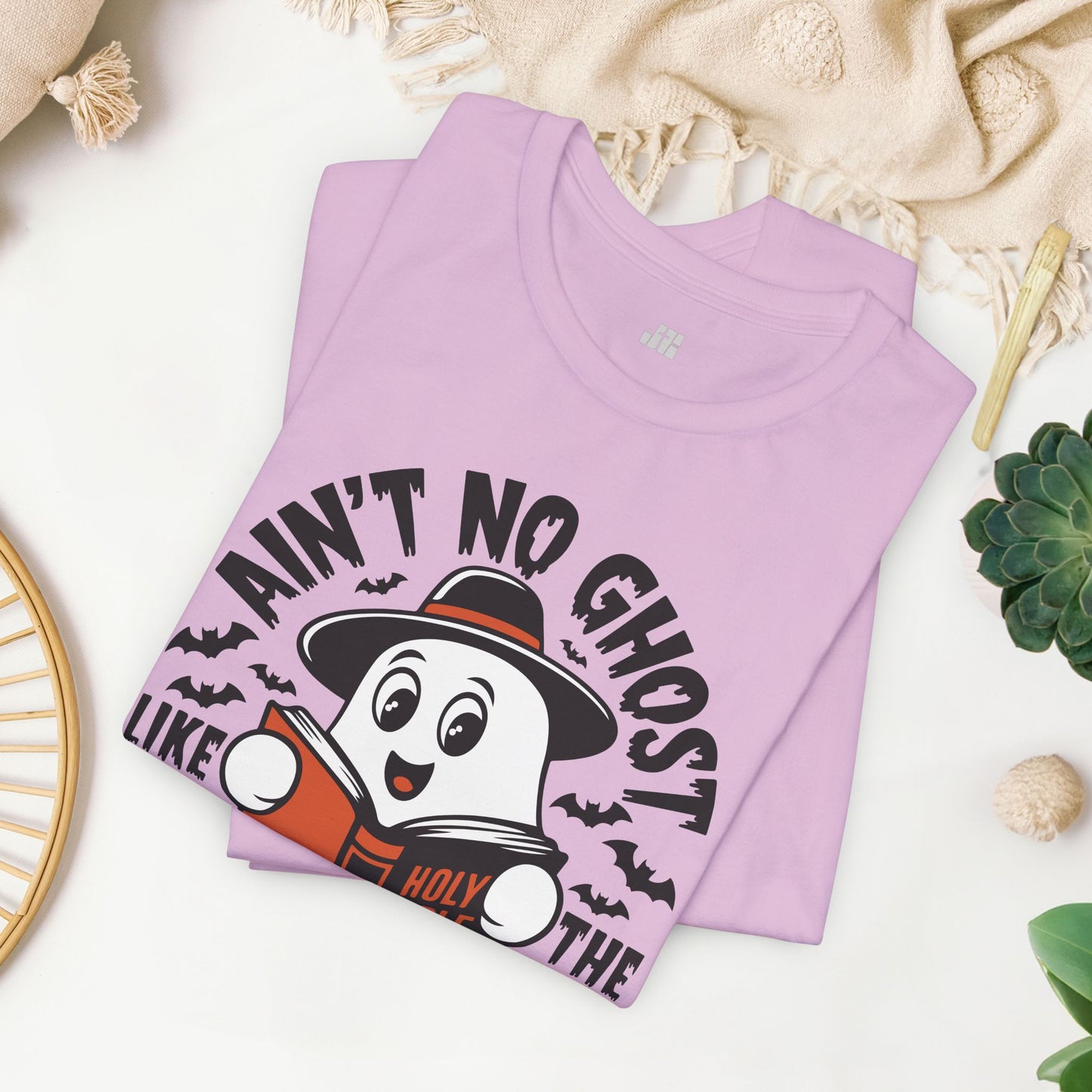 Ain't No Ghost Like The Holy Ghost Soft Cotton Tee - Christian Shirt