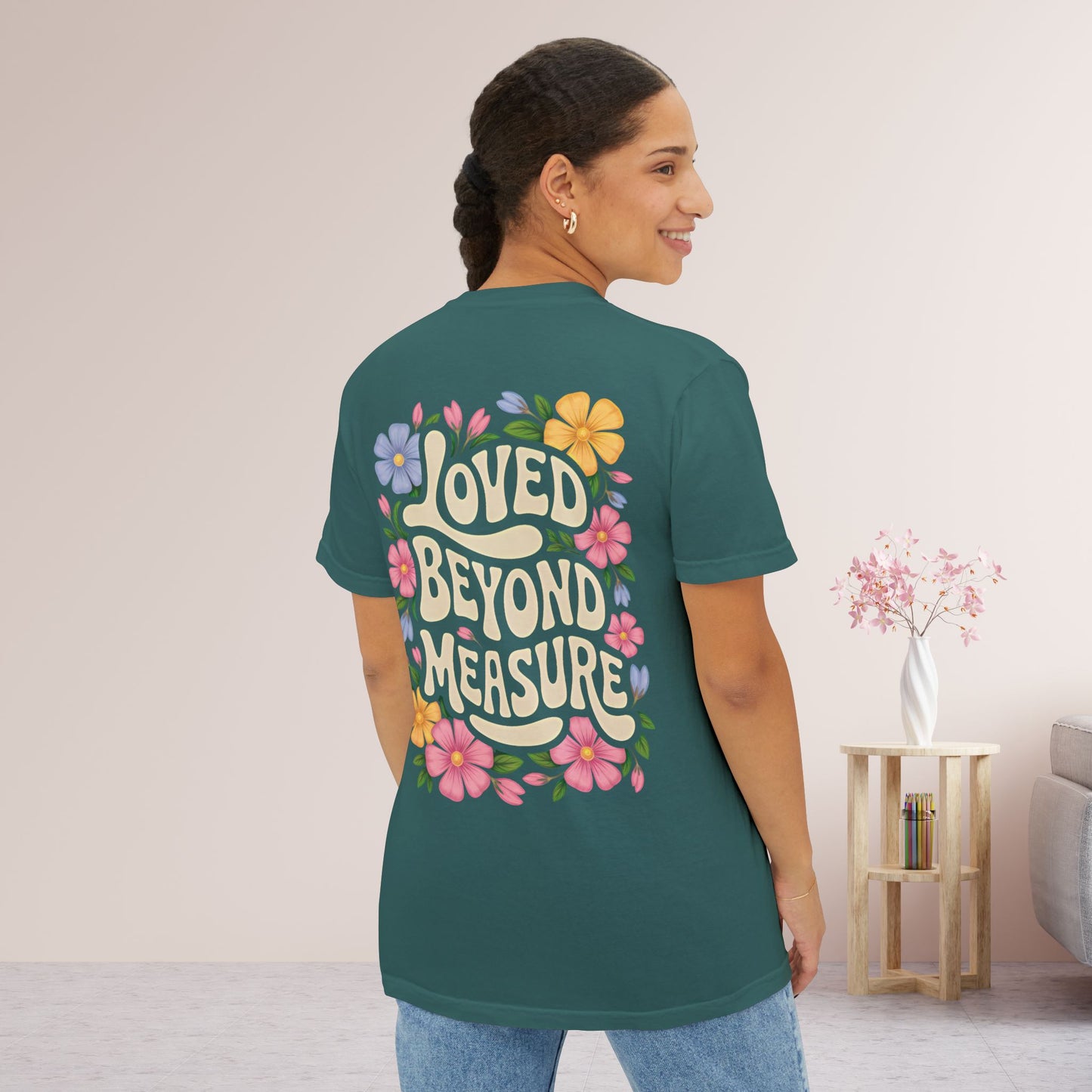 Loved Beyond Measure Comfort Colors Pocket T-Shirt