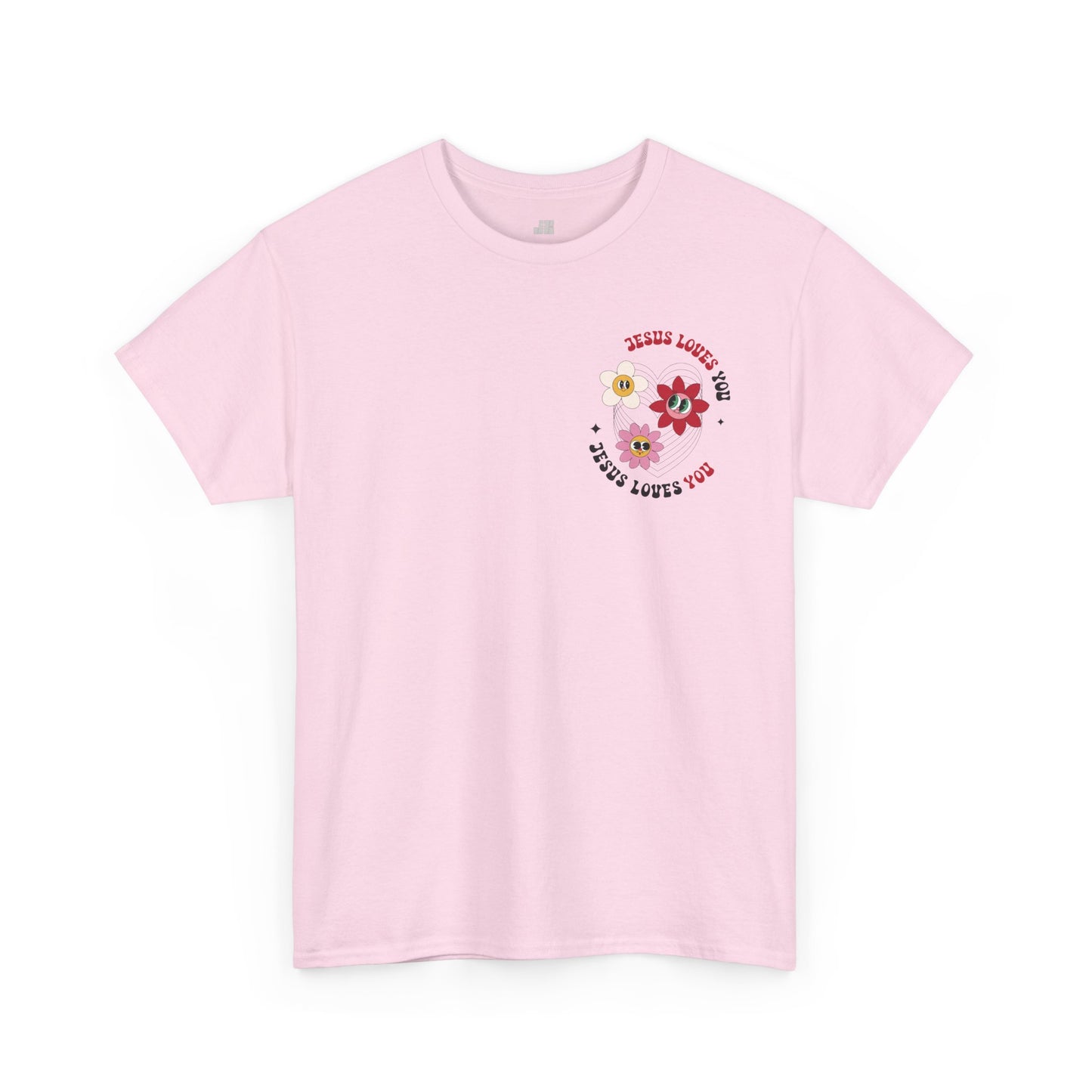 Jesus Loves You Heavy Cotton Tee