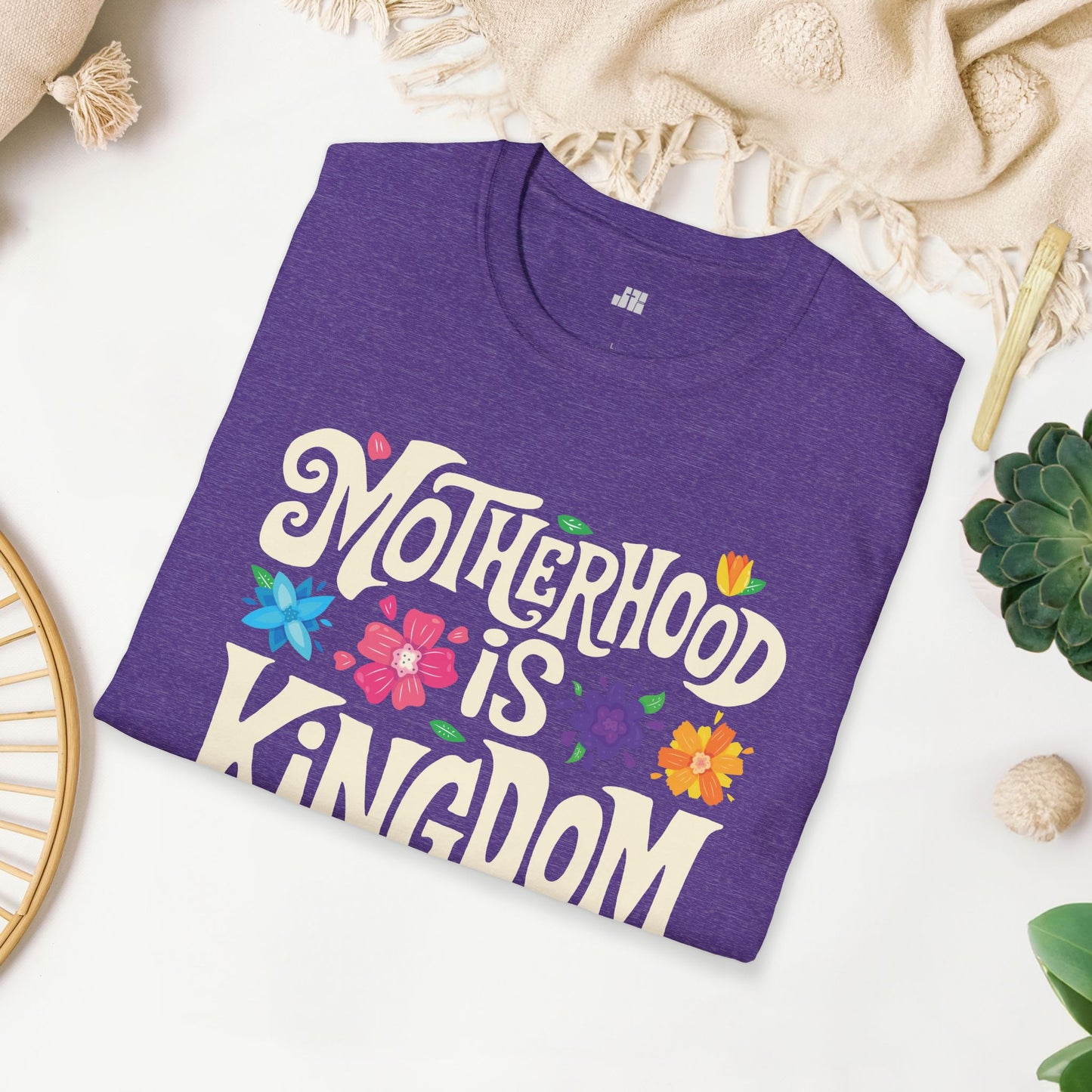 Motherhood is Kingdom Work Softstyle T-shirt