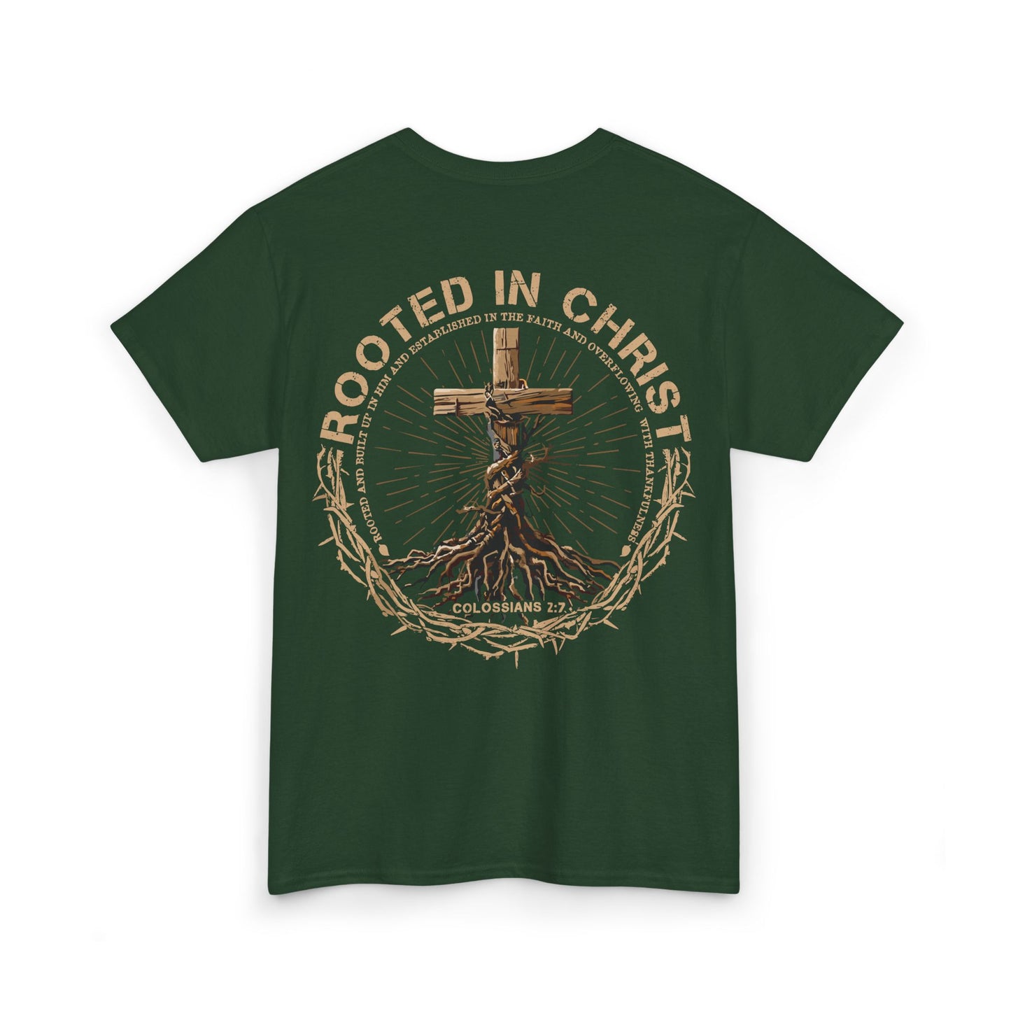 Rooted in Christ Heavy Cotton Tee