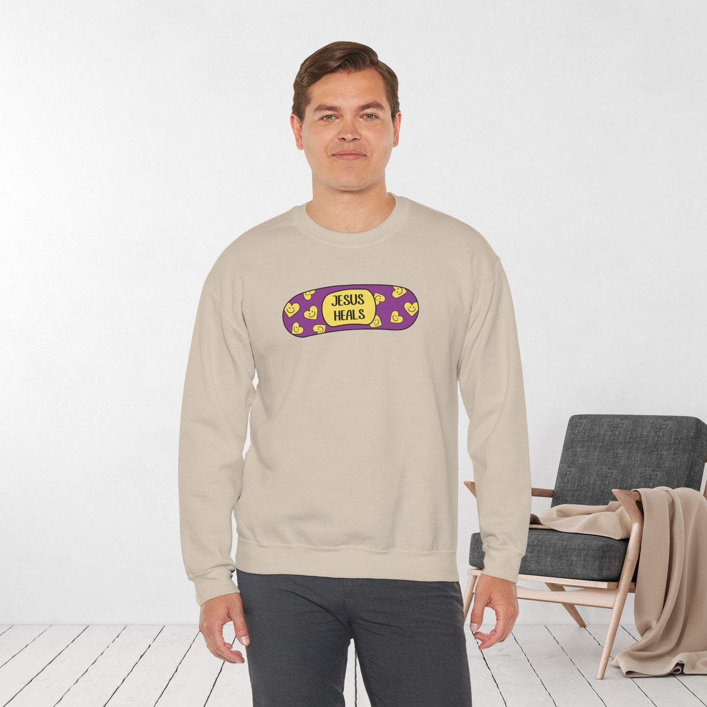 Jesus Heals Sweatshirt