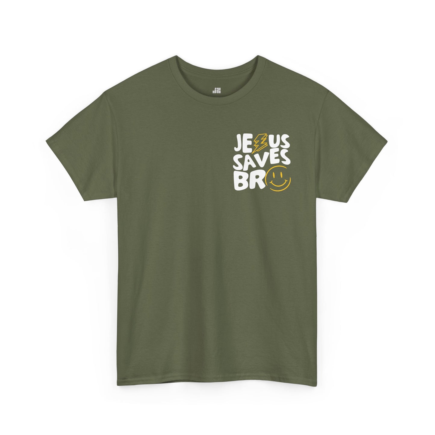 Jesus Saves Bro Heavy Cotton Tee
