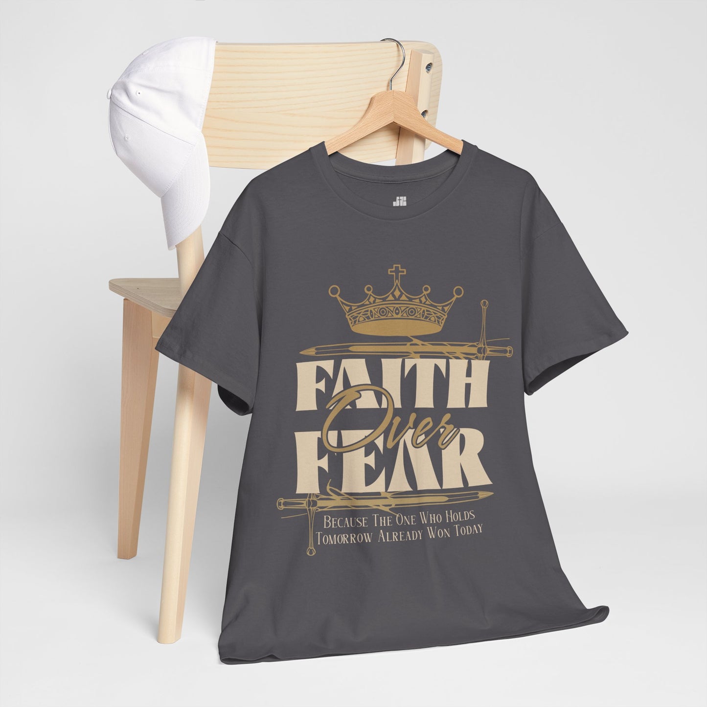 Faith Over Fear Heavy Cotton Tee