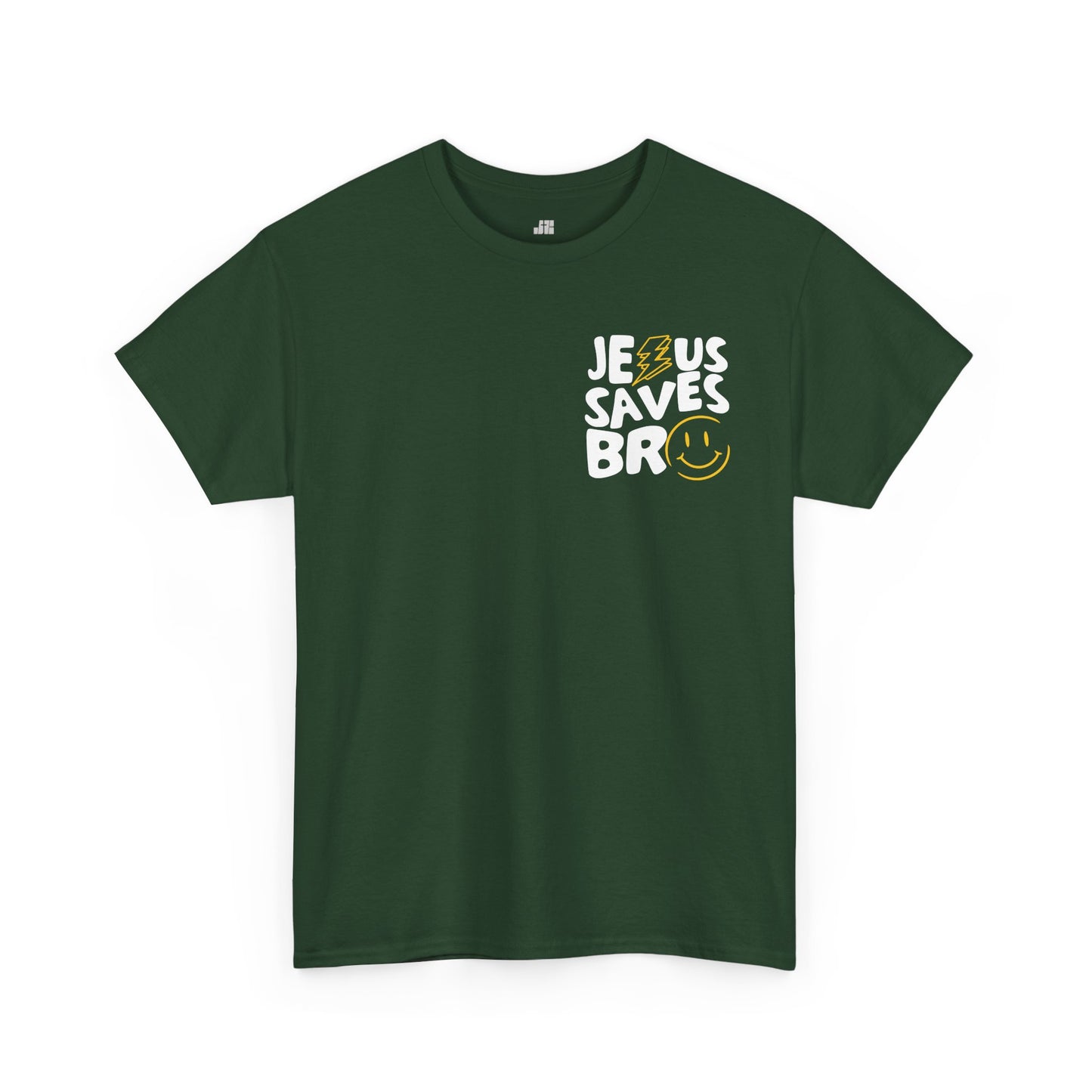 Jesus Saves Bro Heavy Cotton Tee