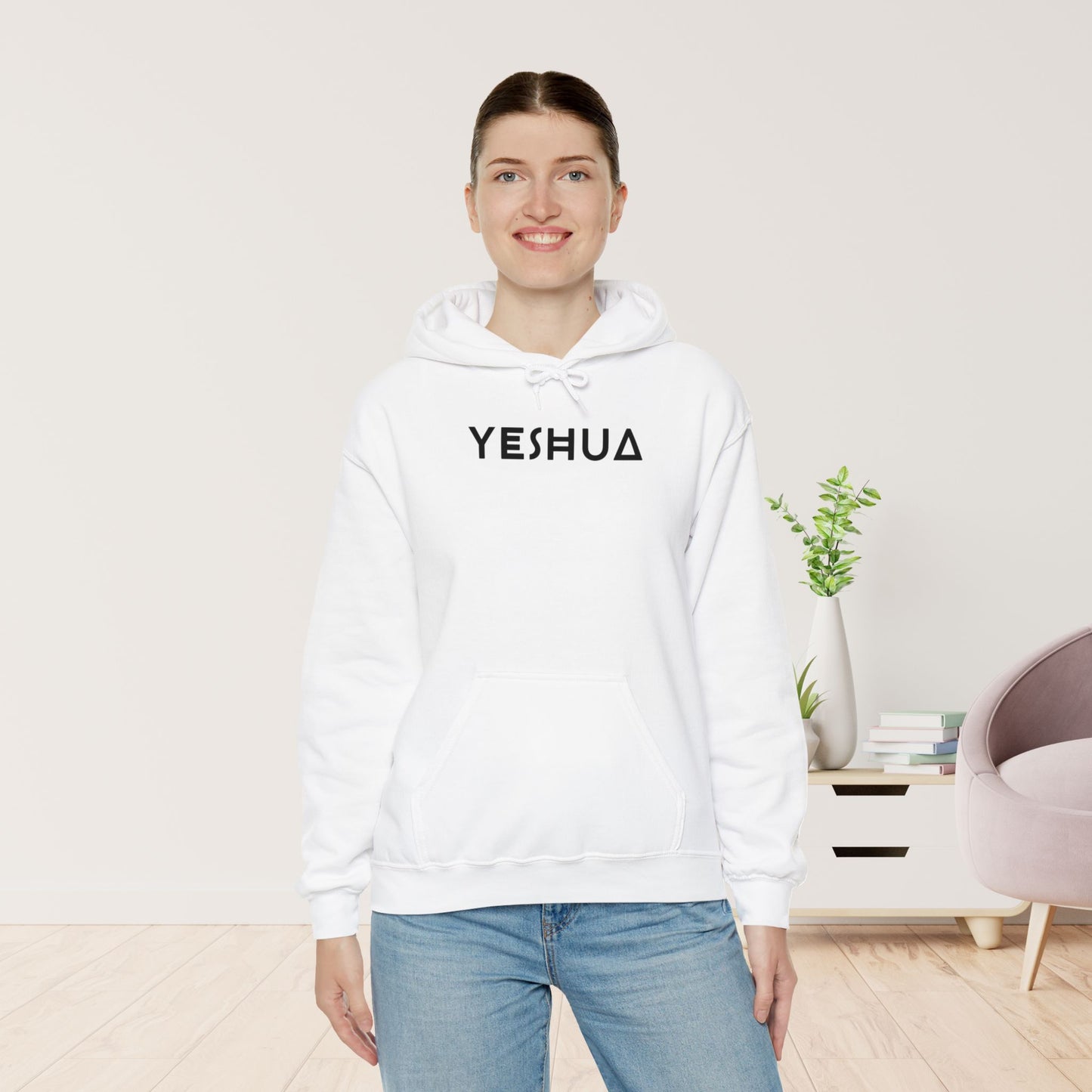YESHUA Hoodie - Minimalist Christian Hoodie