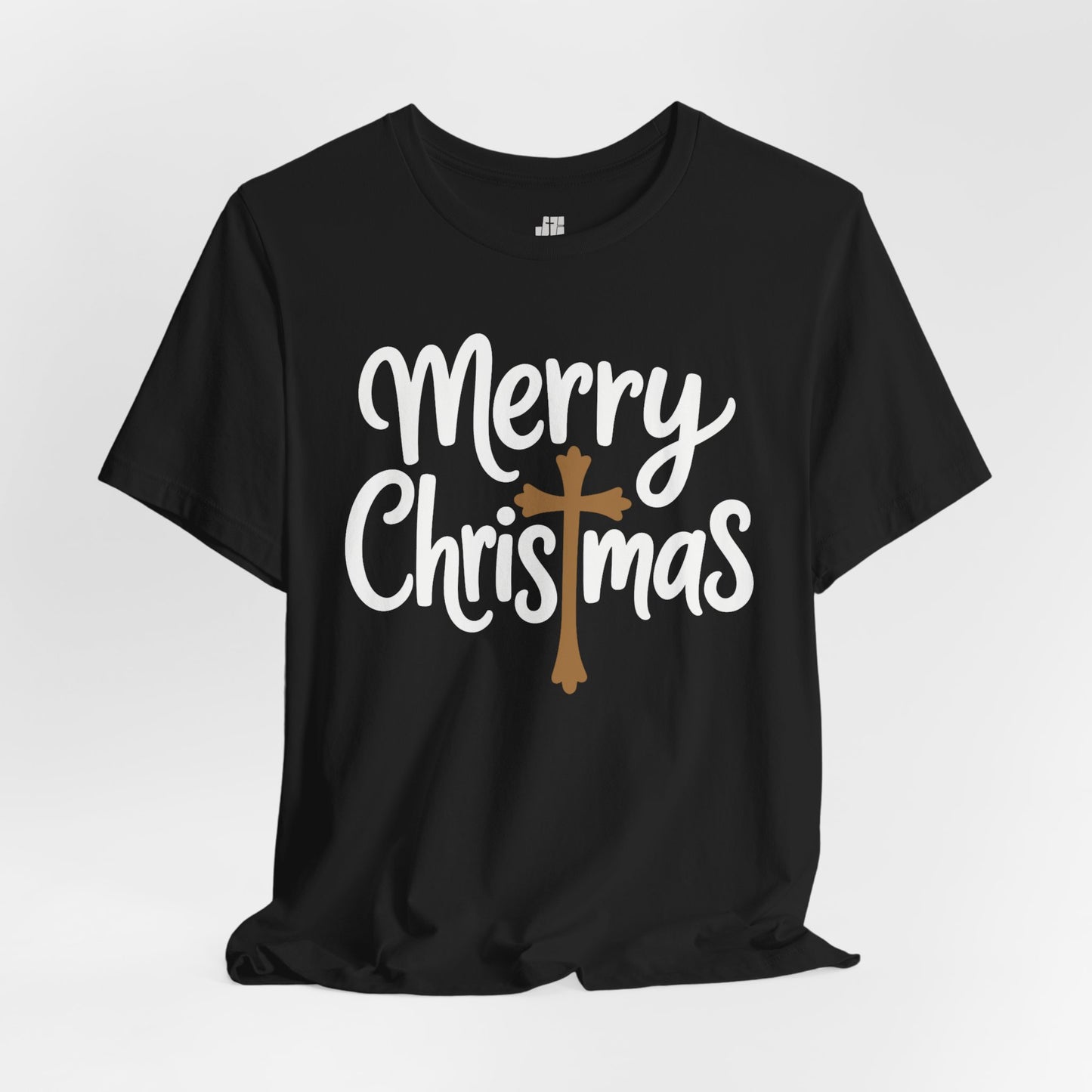 Merry Christmas Soft Cotton Tee - Christian Christmas Shirt