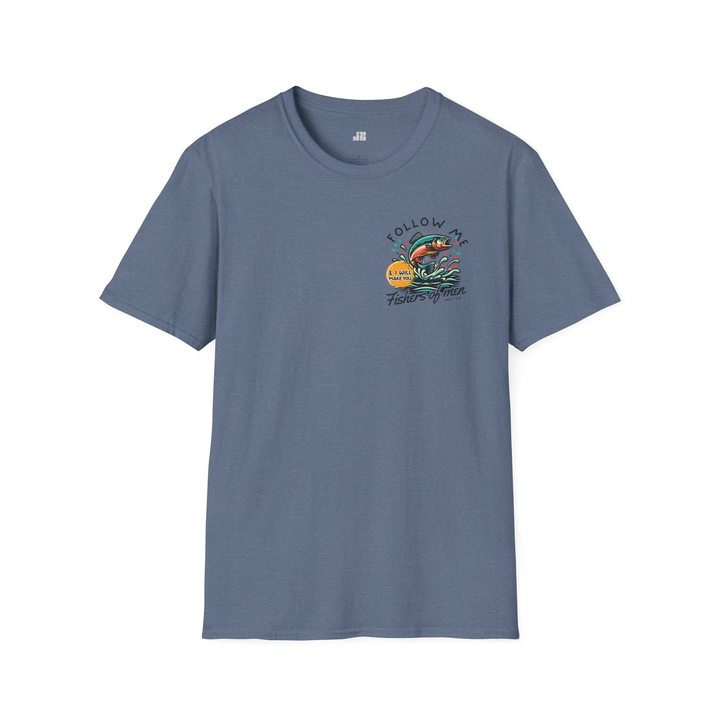 Follow Me Matthew 4:19 Men's Softstyle T-shirt