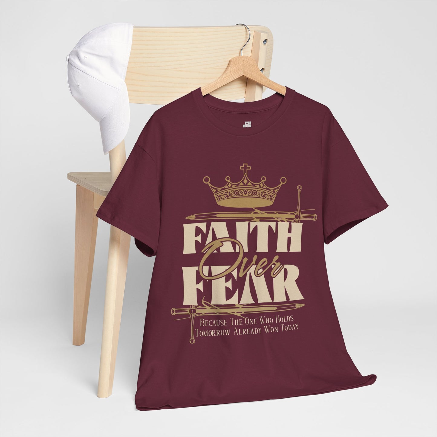 Faith Over Fear Heavy Cotton Tee