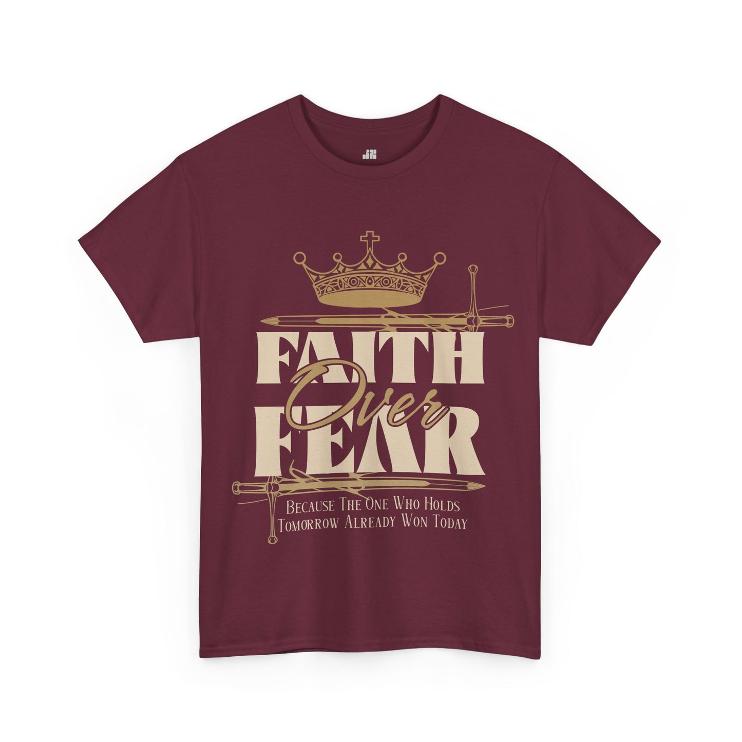 Faith Over Fear Heavy Cotton Tee