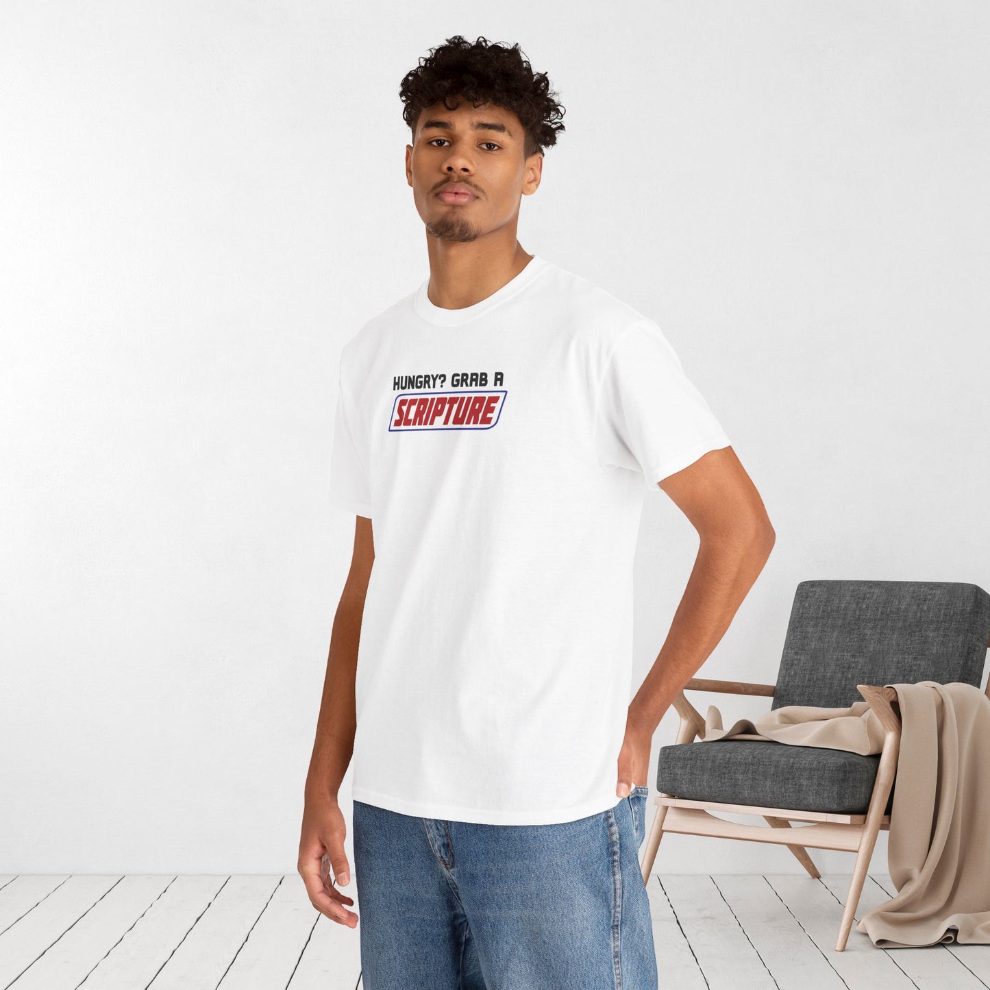 Hungry? Grab a Scripture Heavy Cotton Tee