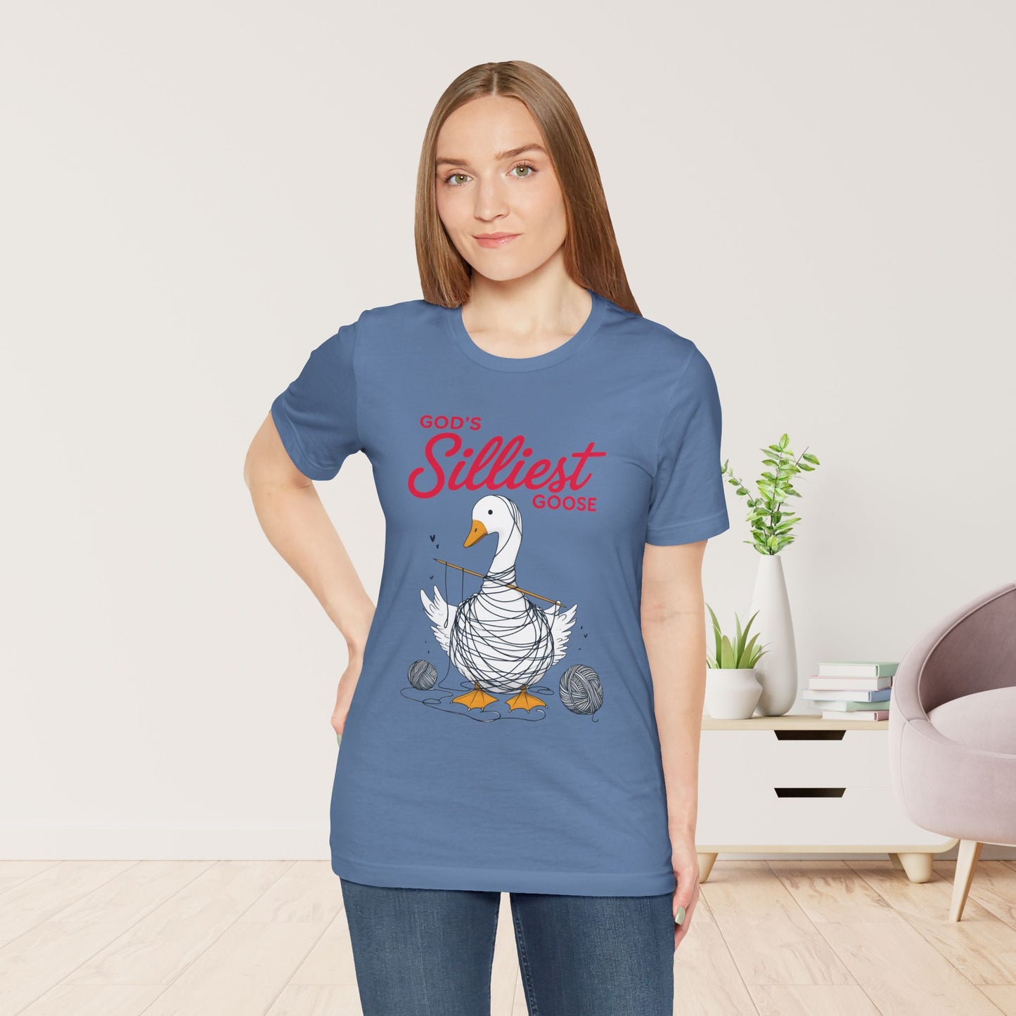 God's Silliest Goose Soft Cotton Tee - Christian Shirt
