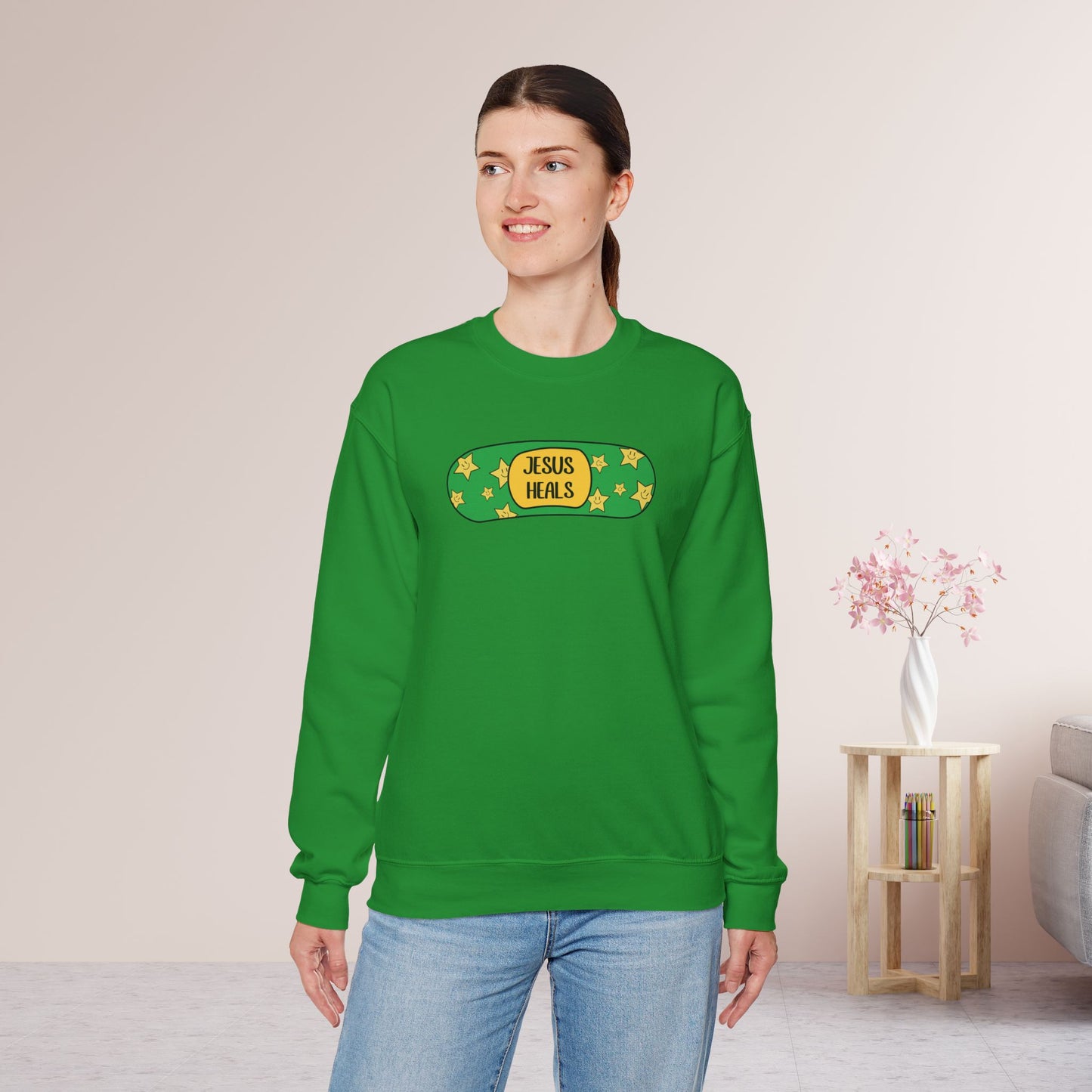 Jesus Heals Sweatshirt