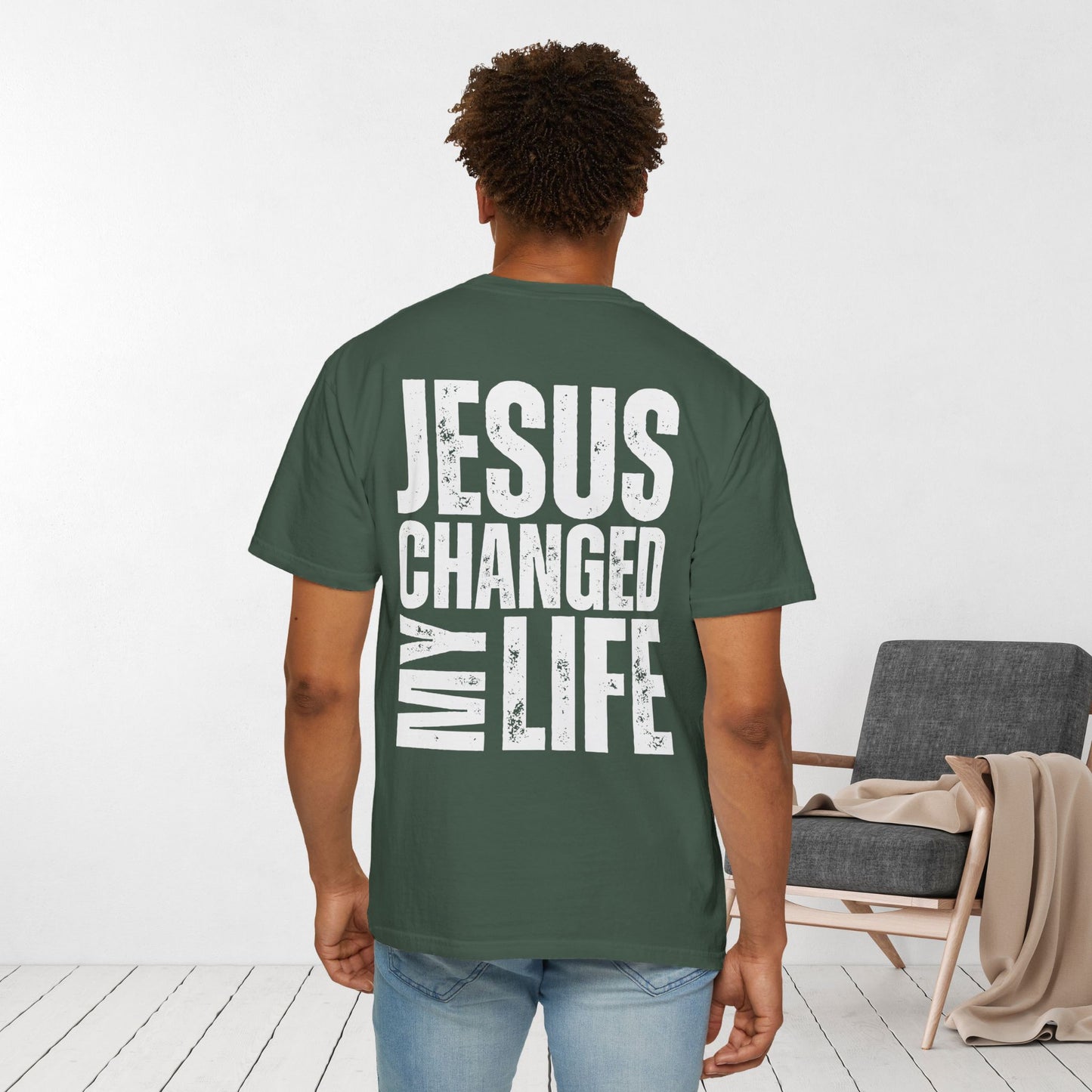 Comfort Colors Jesus Changed My Life Christian Shirt