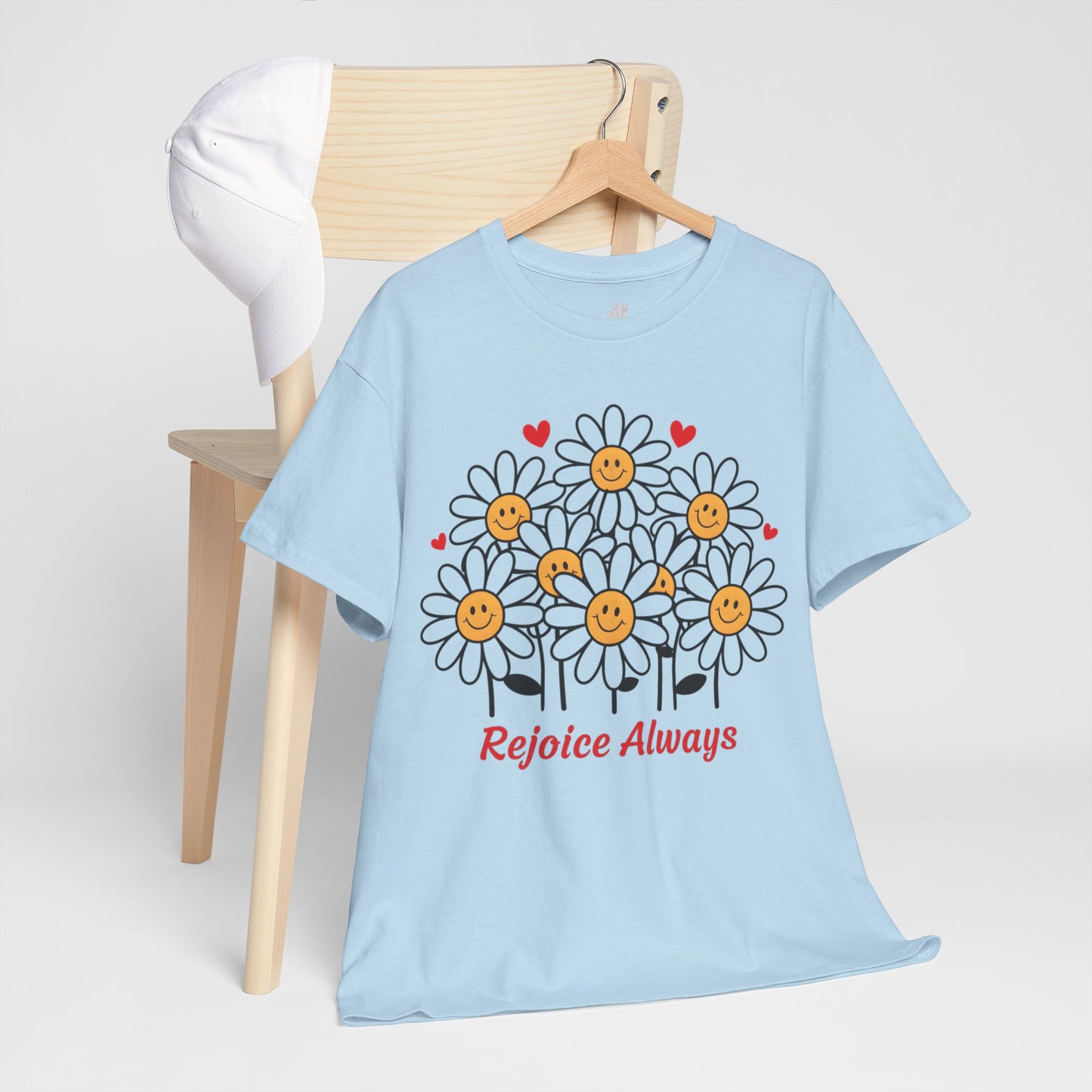 Rejoice Always Heavy Cotton Tee